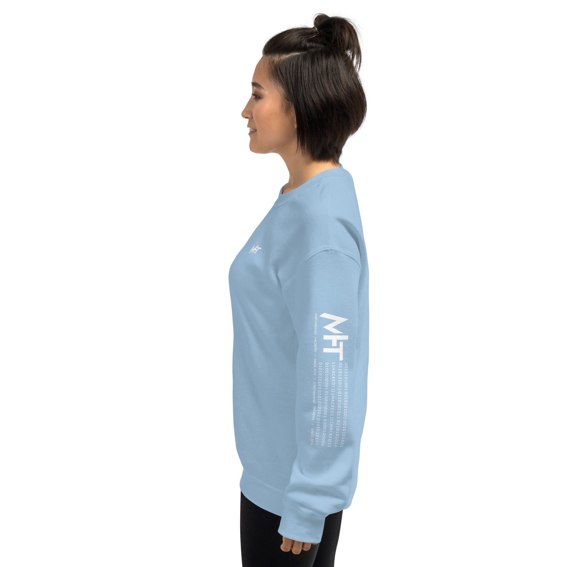 Cyber Security Blue Team V10 - Unisex Sweatshirt ( Back Print ) by DarkByteGear