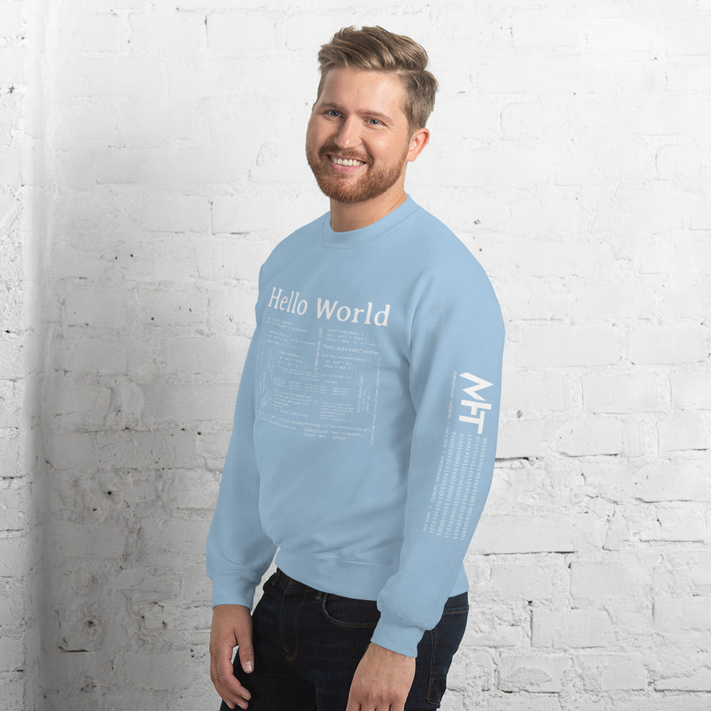 Hello world - Unisex Sweatshirt by DarkByteGear