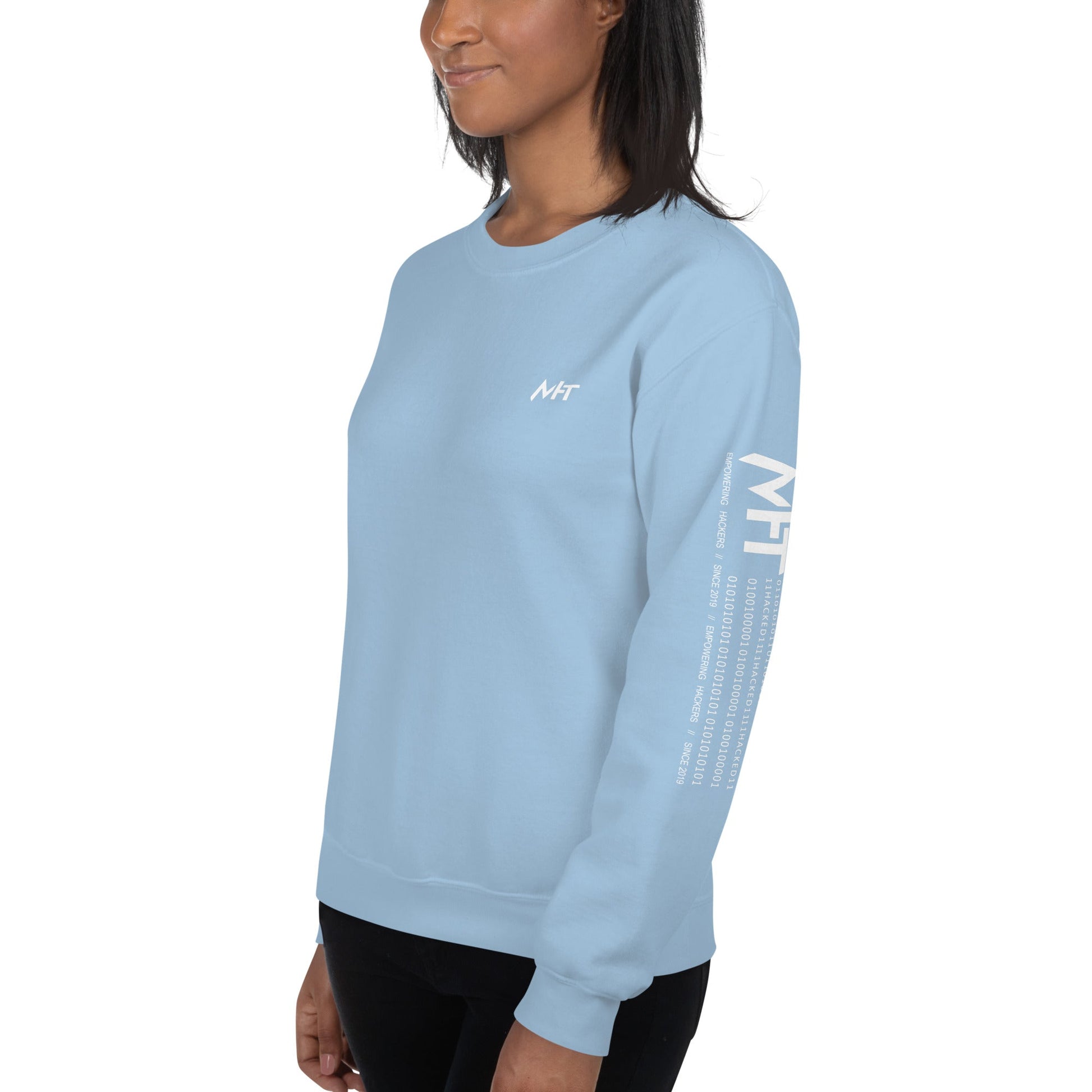 Spoofing - Unisex Sweatshirt (back print) by DarkByteGear