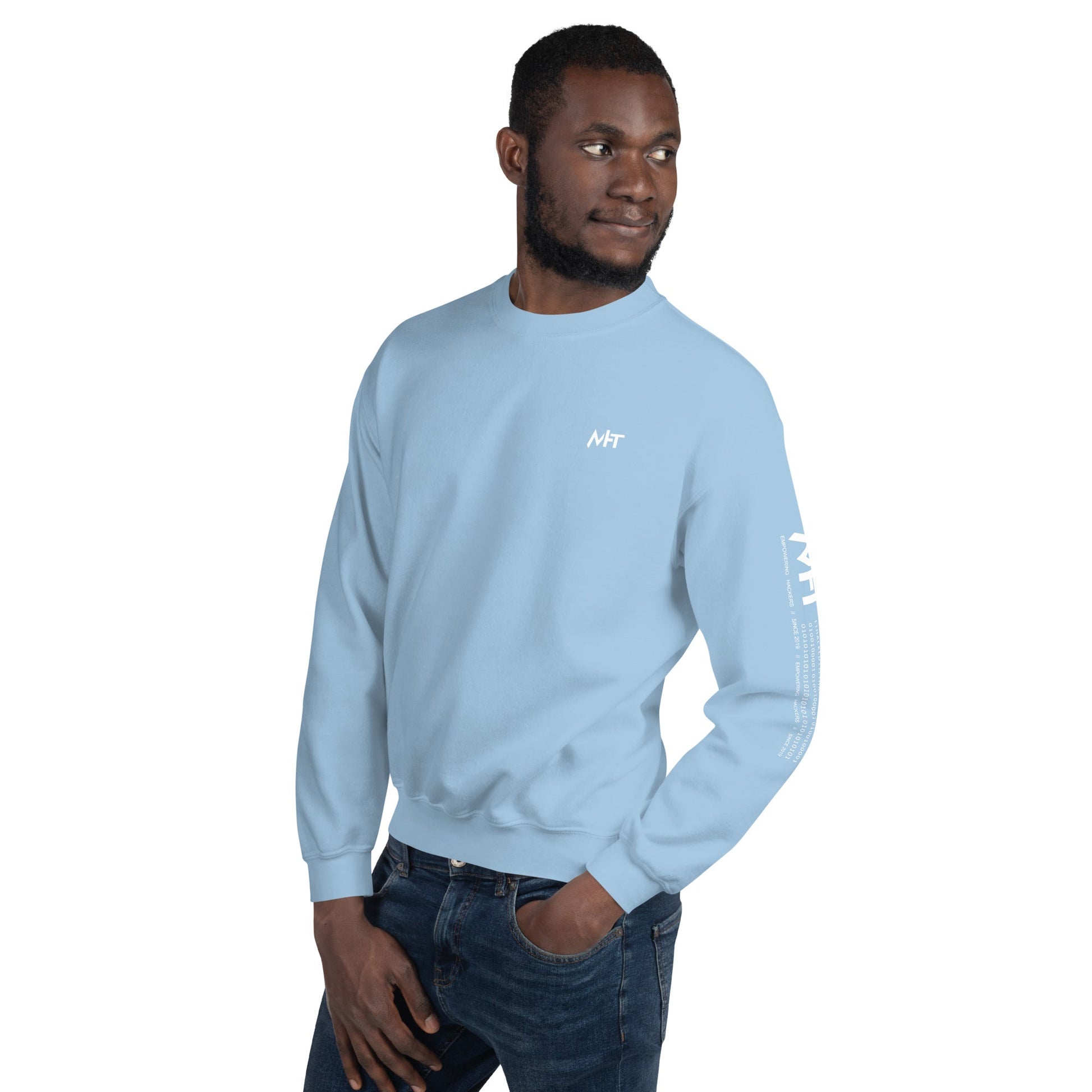 Cyber Security Blue Team V17 - Unisex Sweatshirt ( Back Print ) by DarkByteGear