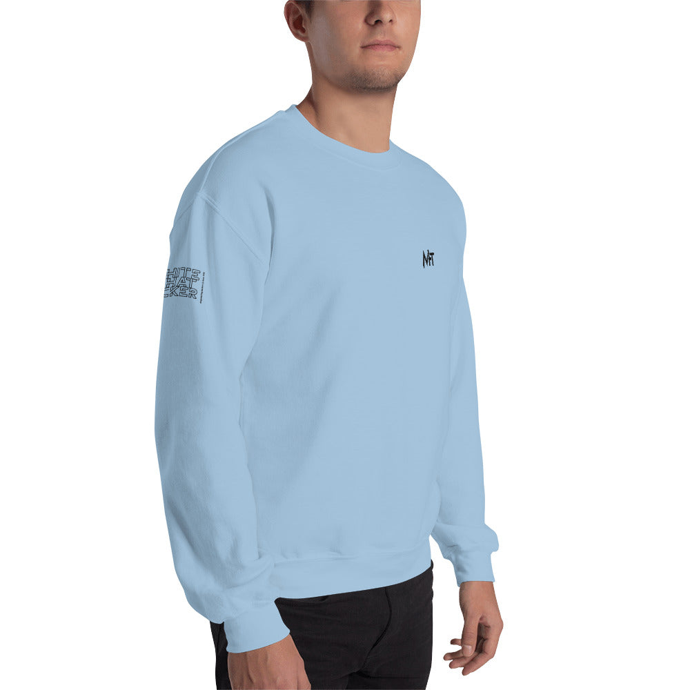 White Hat Hacker - Unisex Sweatshirt (all sides print) by DarkByteGear