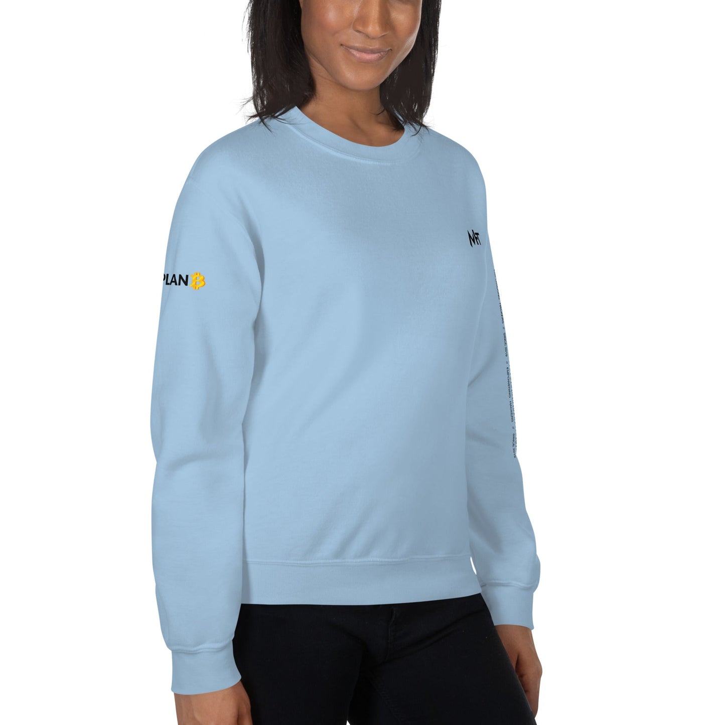 Plan B v1 - Unisex Sweatshirt (back print) by DarkByteGear