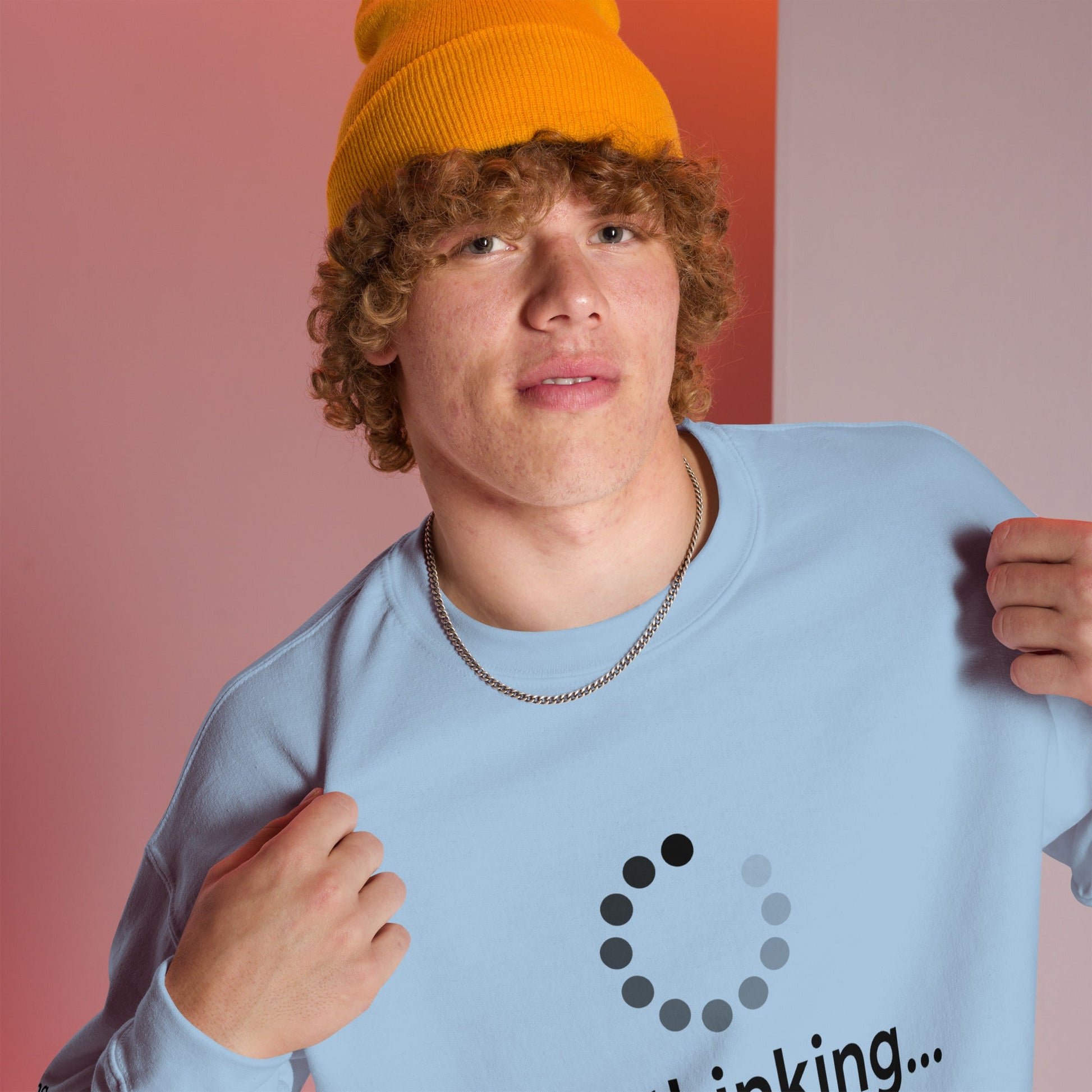 I'm thinking - Unisex Sweatshirt by DarkByteGear