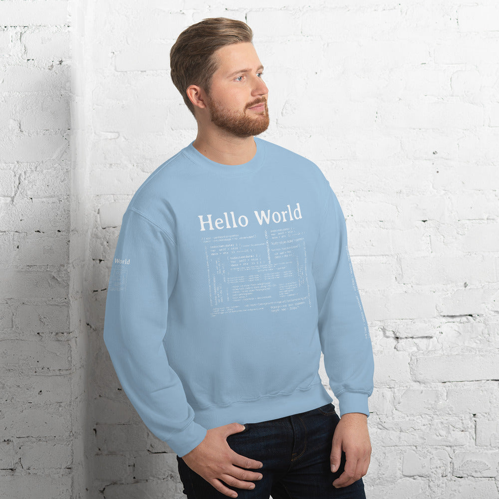 Hello world - Unisex Sweatshirt by DarkByteGear