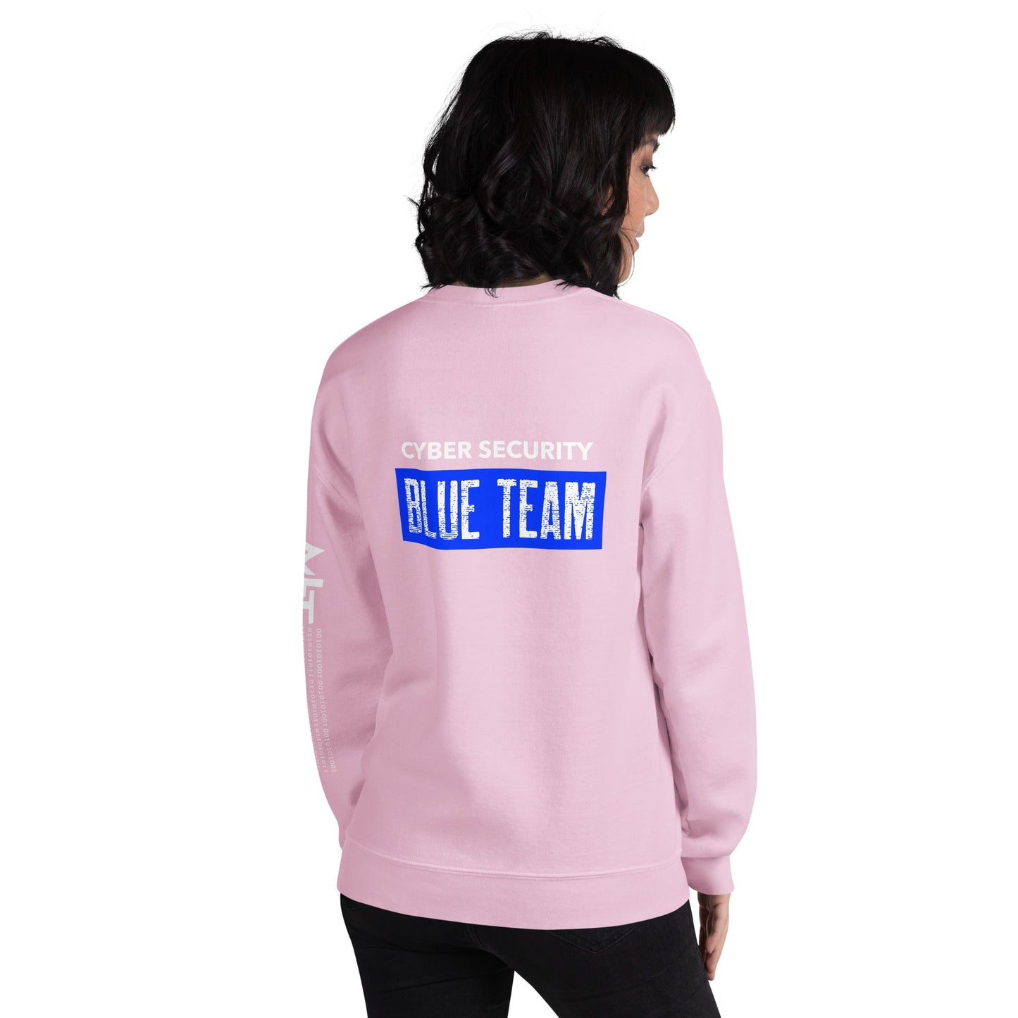 Cyber Security Blue Team V5 - Unisex Sweatshirt ( Back Print ) by DarkByteGear