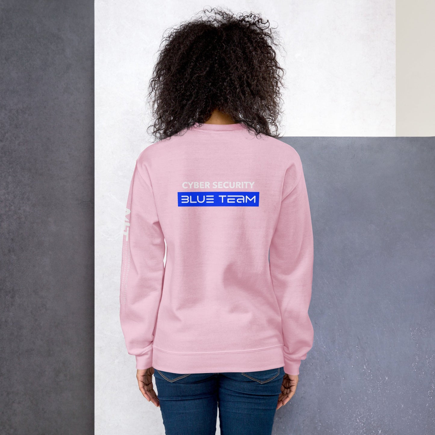 Cyber Security Blue Team V8 - Unisex Sweatshirt ( Back Print ) by DarkByteGear