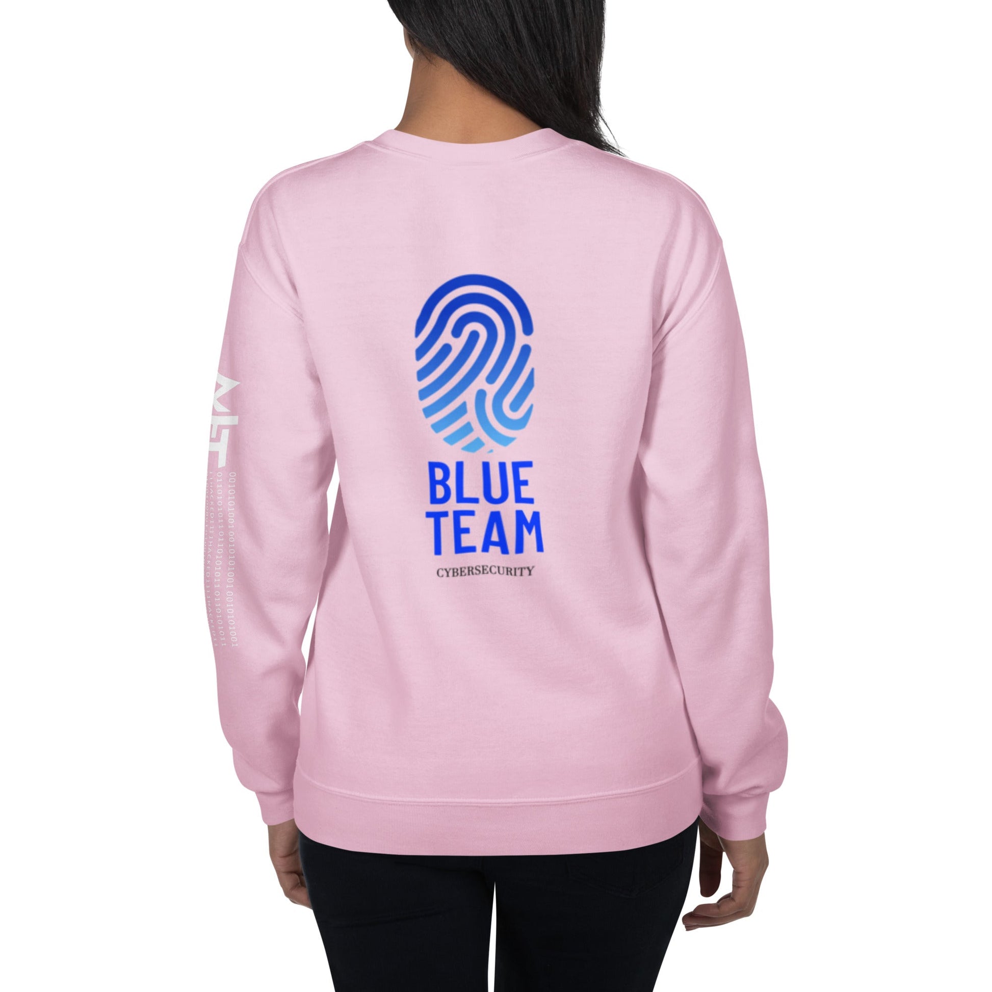 Cyber Security Blue Team v2 - Unisex Sweatshirt ( Back Print ) by DarkByteGear