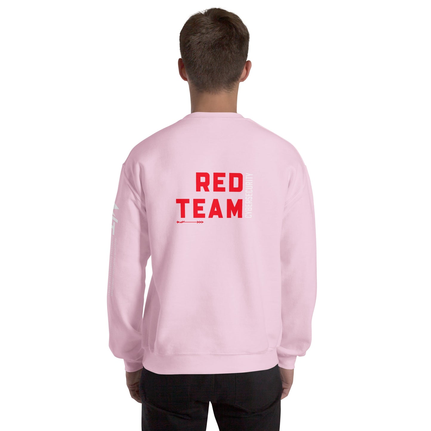 Cyber Security Red Team V8 - Unisex Sweatshirt ( Back Print ) by DarkByteGear