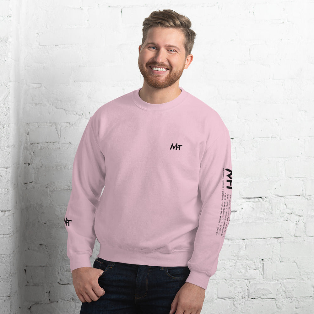MHT - Unisex Sweatshirt (front plus sleeve print) by DarkByteGear