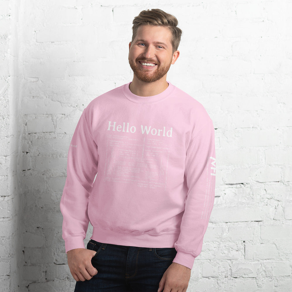Hello world - Unisex Sweatshirt by DarkByteGear