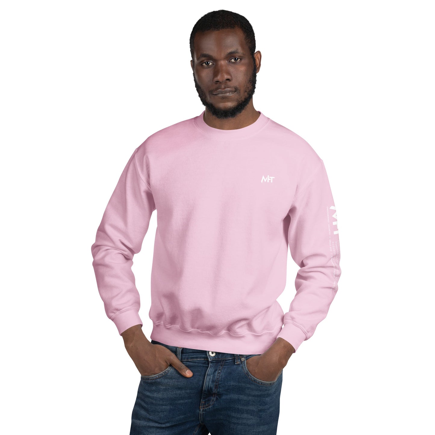 Nacho Average Bitcoiner Unisex Sweatshirt ( Back Print ) by DarkByteGear