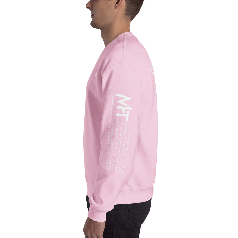 Hello world - Unisex Sweatshirt (back print) by DarkByteGear