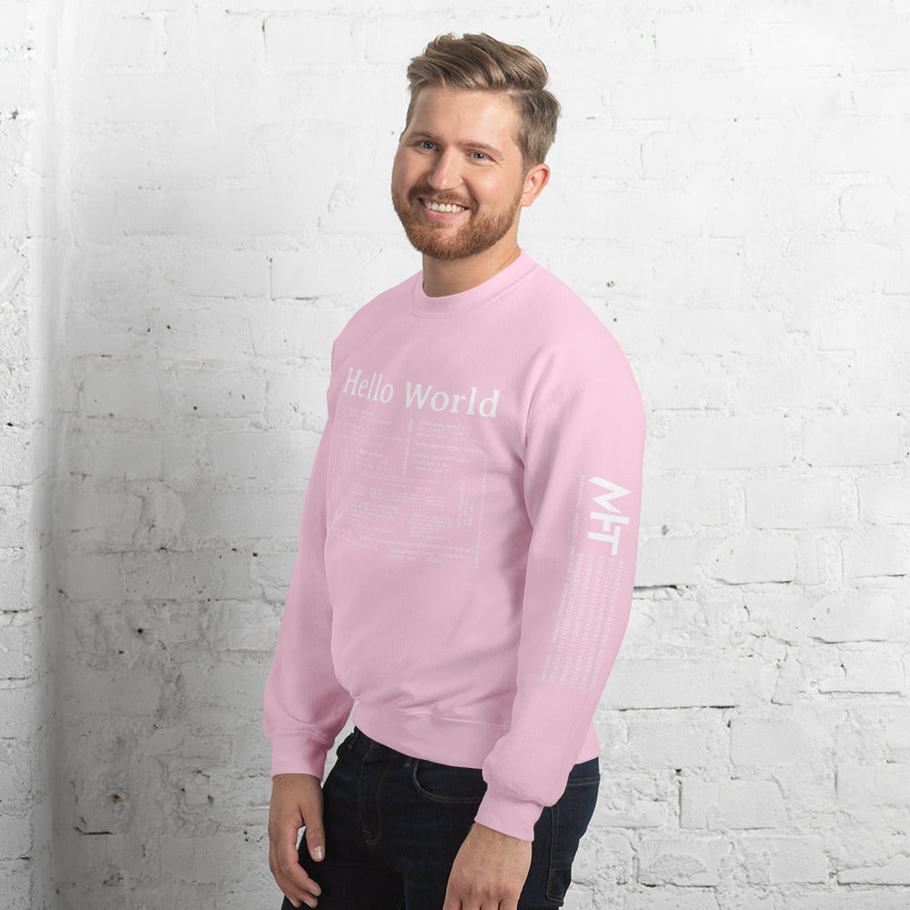 Hello world - Unisex Sweatshirt by DarkByteGear