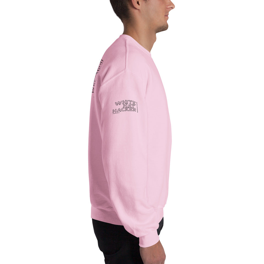 White Hat Hacker - Unisex Sweatshirt (all sides print) by DarkByteGear