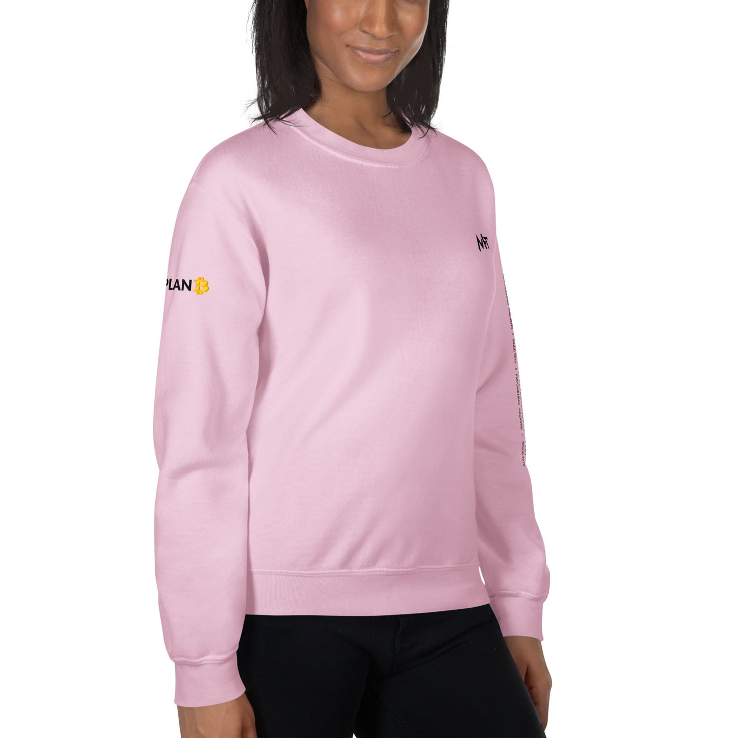 Plan B v1 - Unisex Sweatshirt (back print) by DarkByteGear