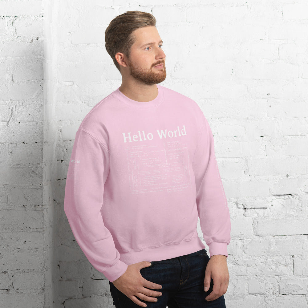 Hello world - Unisex Sweatshirt by DarkByteGear