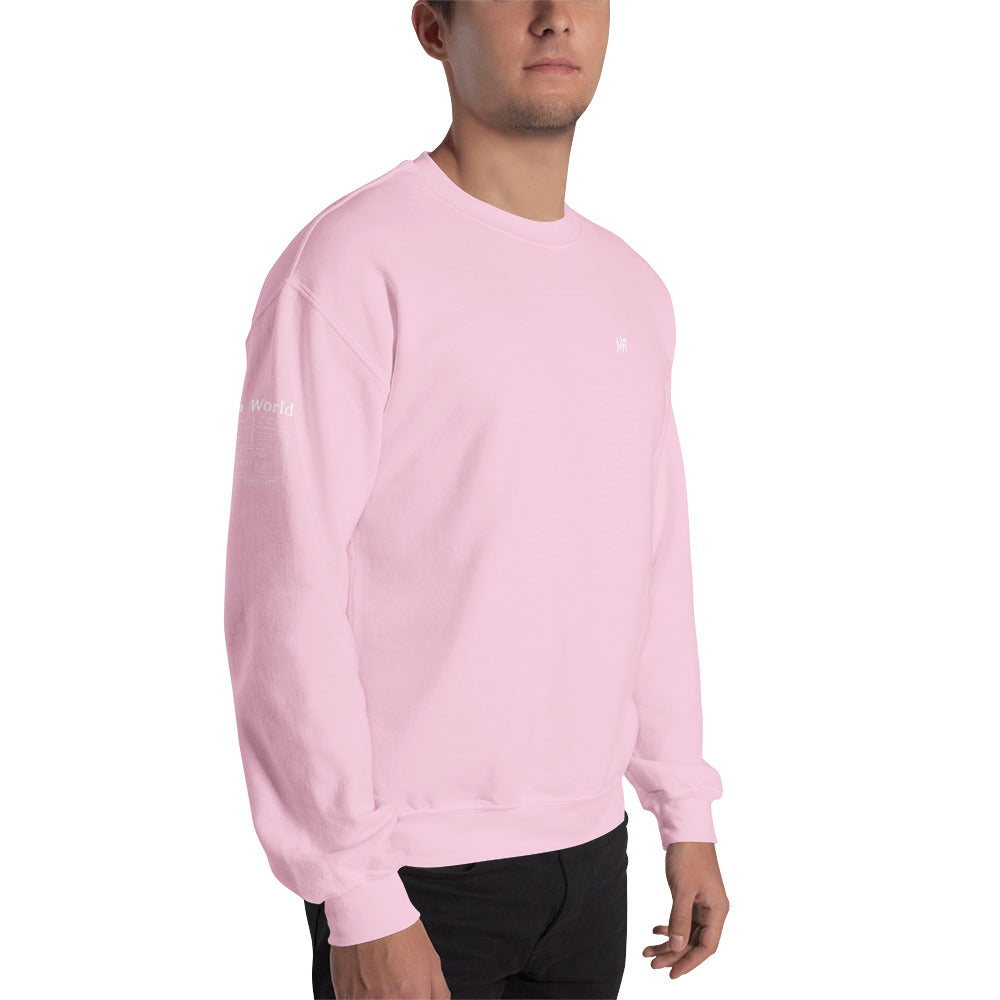 Hello world - Unisex Sweatshirt (back print) by DarkByteGear