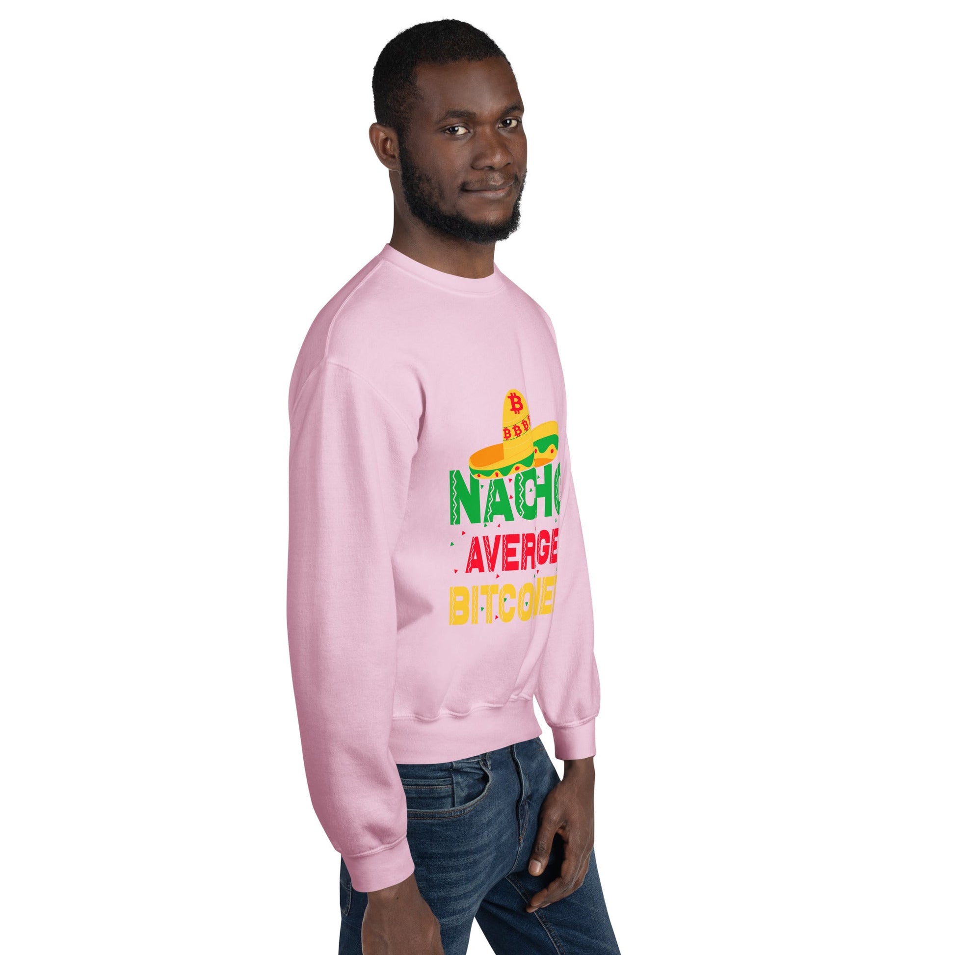 Nacho Average Bitcoiner Unisex Sweatshirt by DarkByteGear