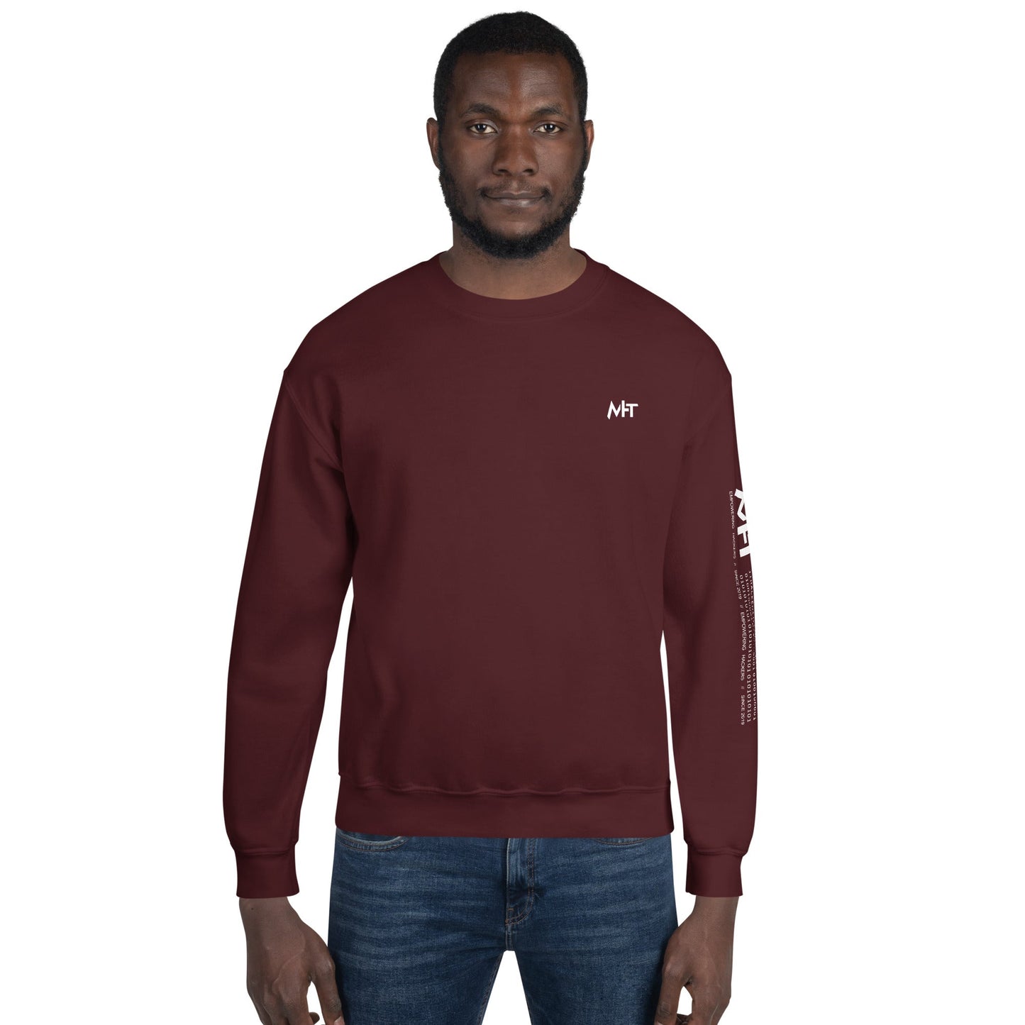 CyberWare Mecha - Unisex Sweatshirt ( Back Print ) by DarkByteGear