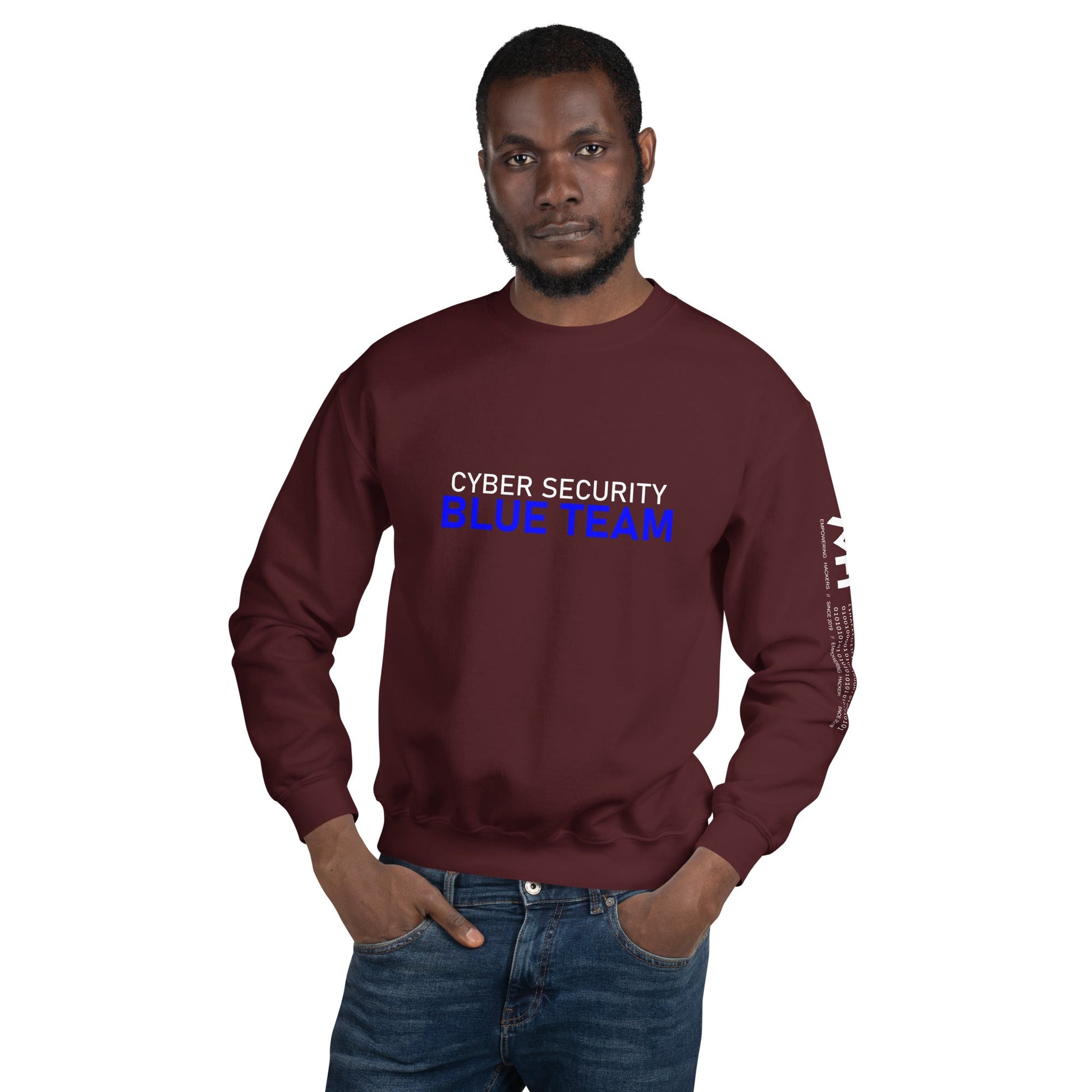 Cyber Security Blue team V4 - Unisex Sweatshirt by DarkByteGear