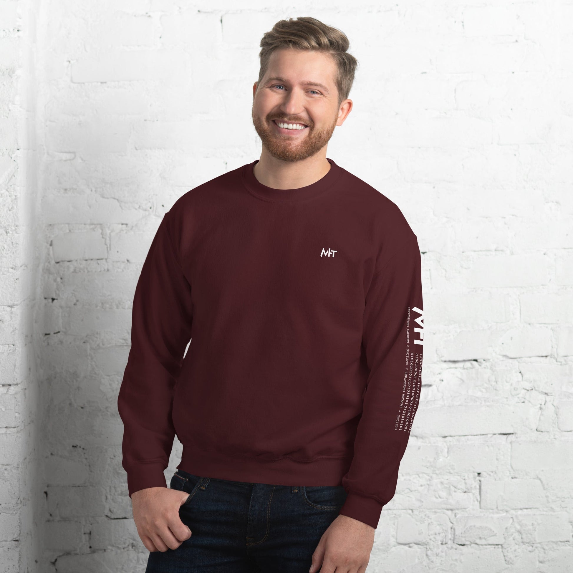 Cyber Security Blue Team V6 - Unisex Sweatshirt ( Back Print ) by DarkByteGear