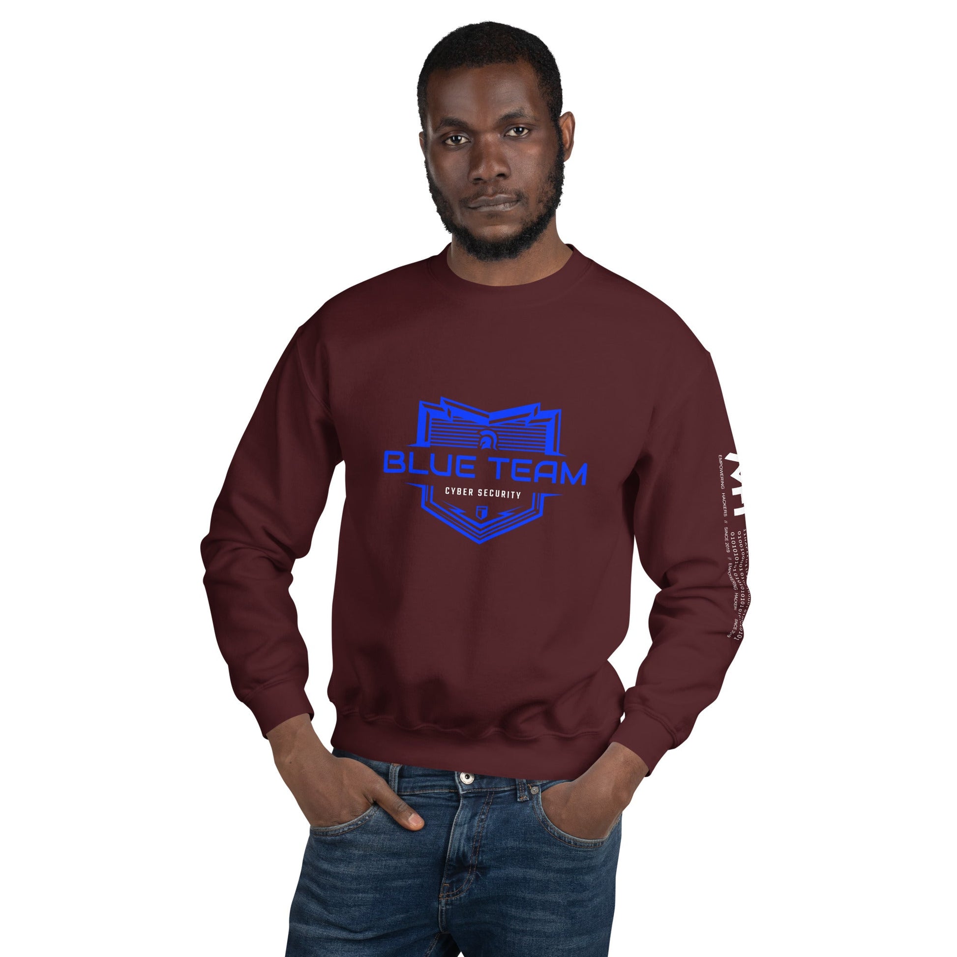 Cyber Security Blue Team V17 - Unisex Sweatshirt by DarkByteGear