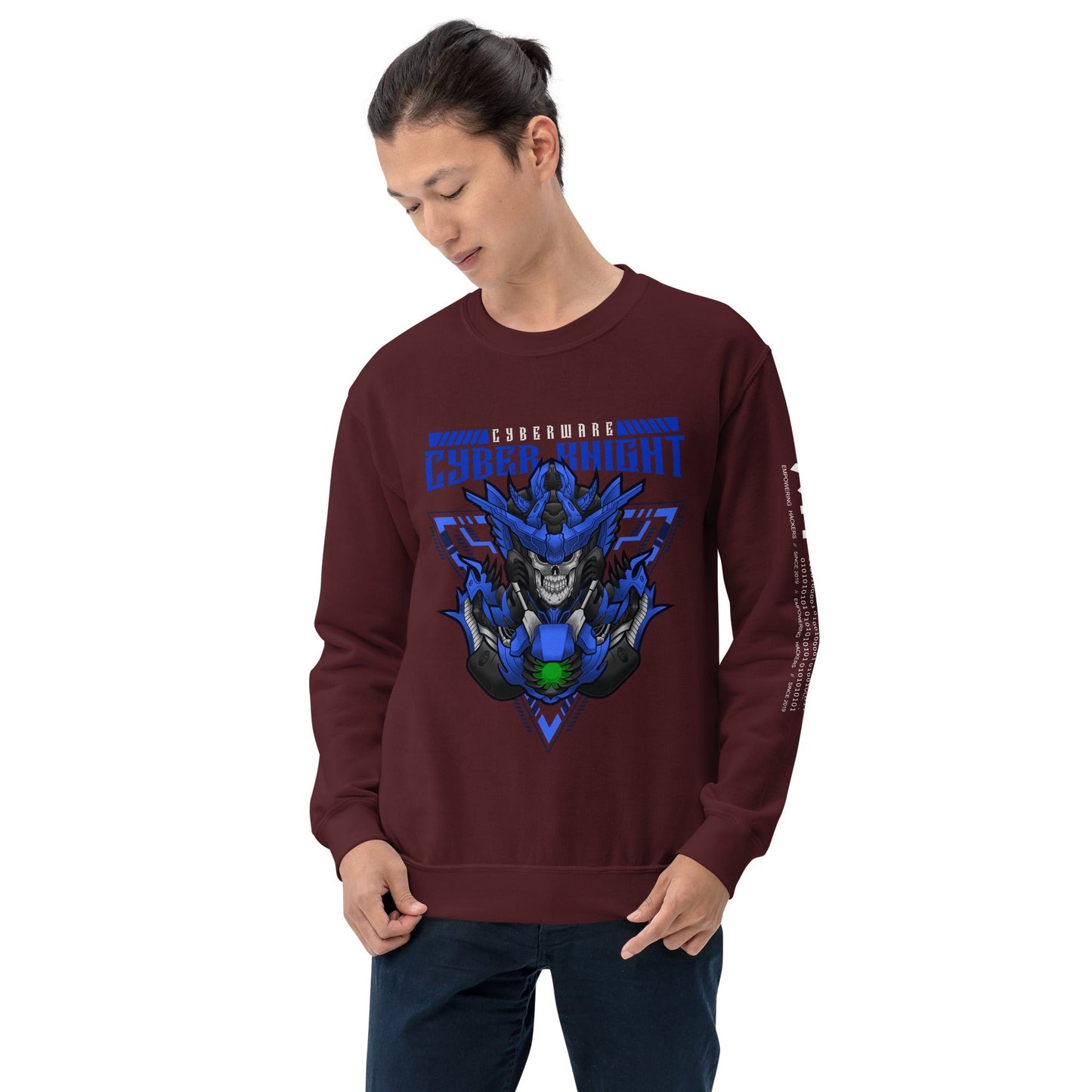 CyberWare Cyber knight - Unisex Sweatshirt by DarkByteGear