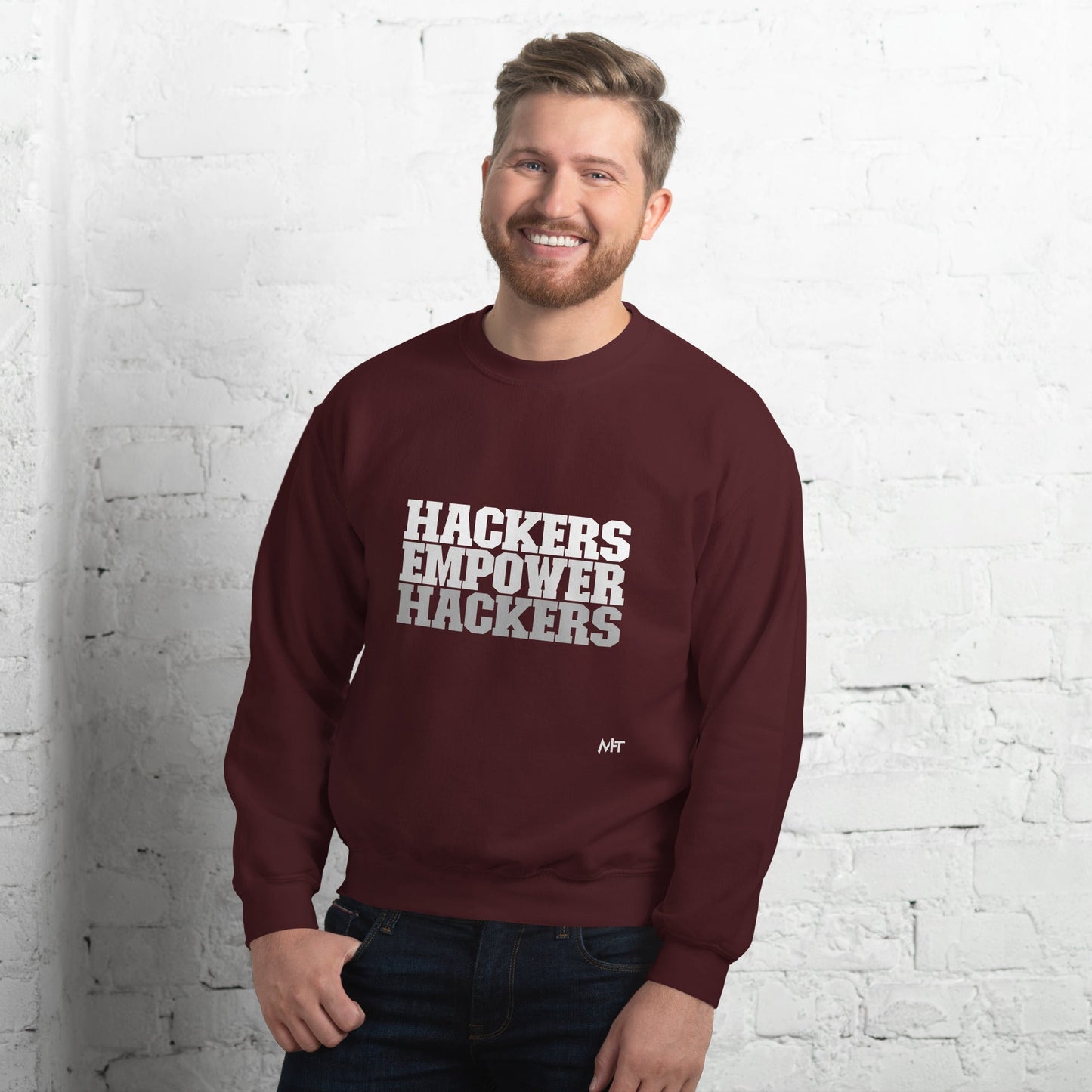 Hackers Empower Hackers V2 - Unisex Sweatshirt by DarkByteGear