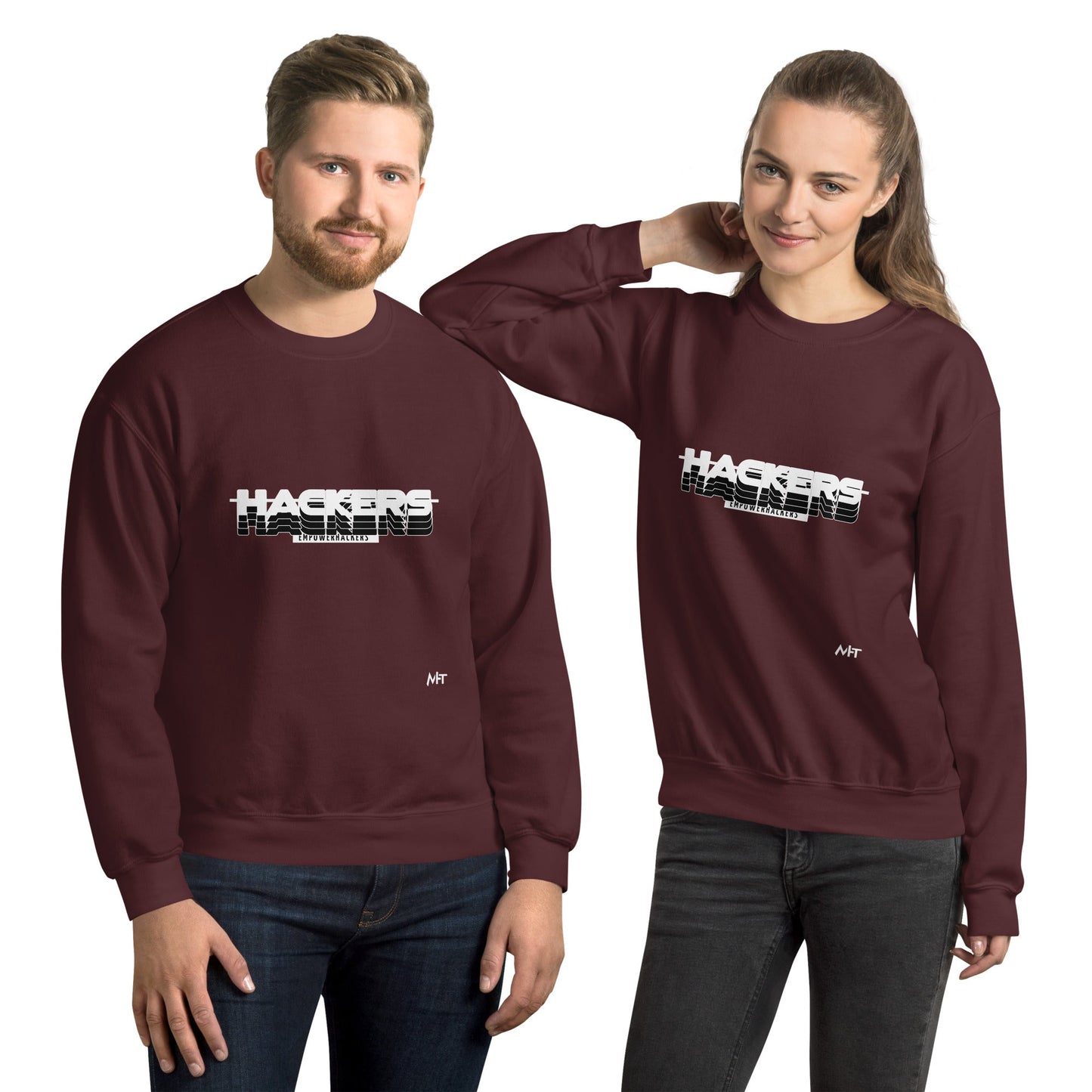 Hackers Empower Hackers V3 - Unisex Sweatshirt by DarkByteGear