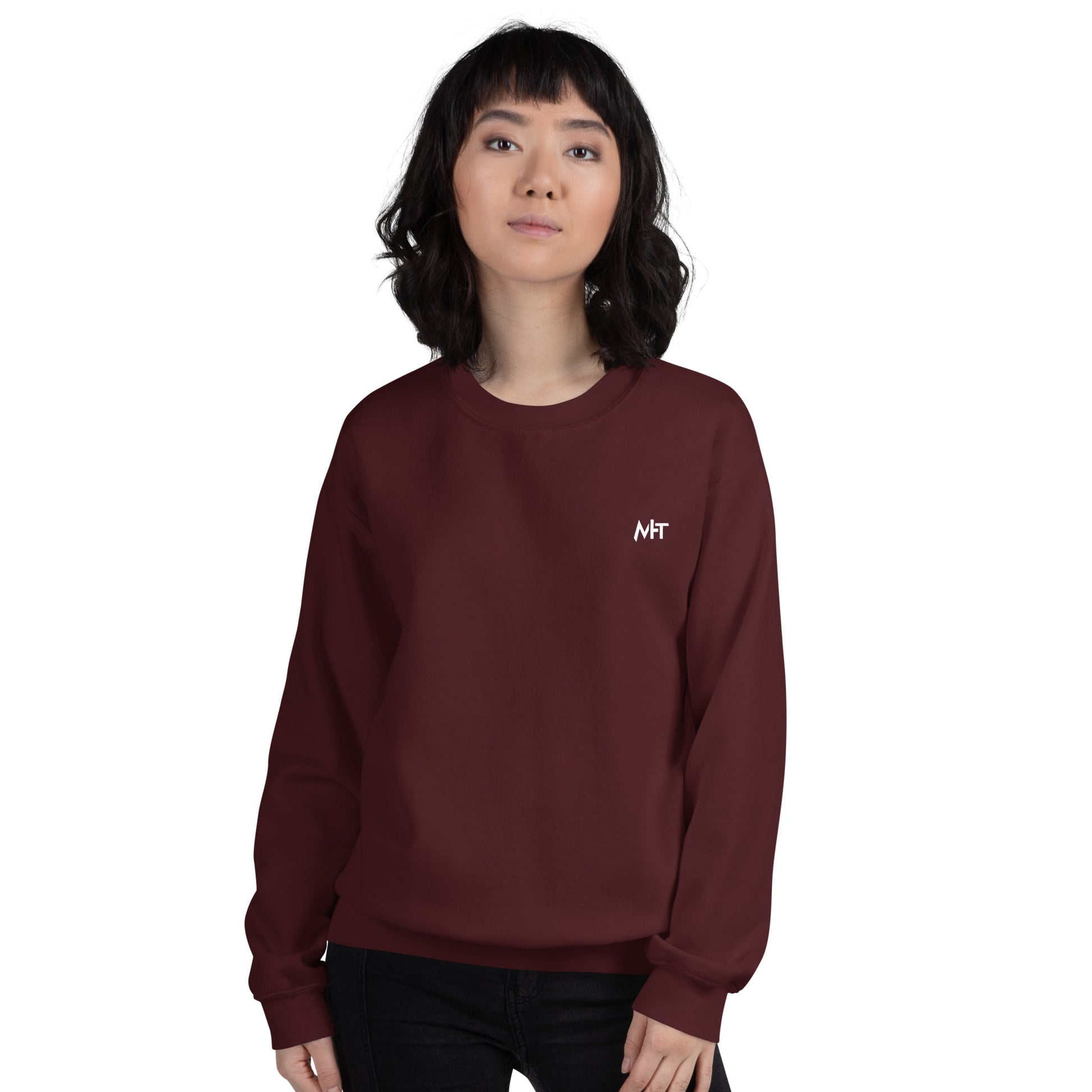 Hacking the apocalypse V2 - Unisex Sweatshirt ( Back Print ) by DarkByteGear