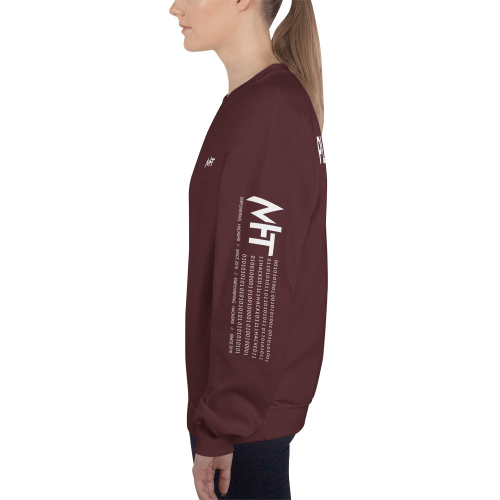 Plan B v1 - Unisex Sweatshirt (back print) by DarkByteGear