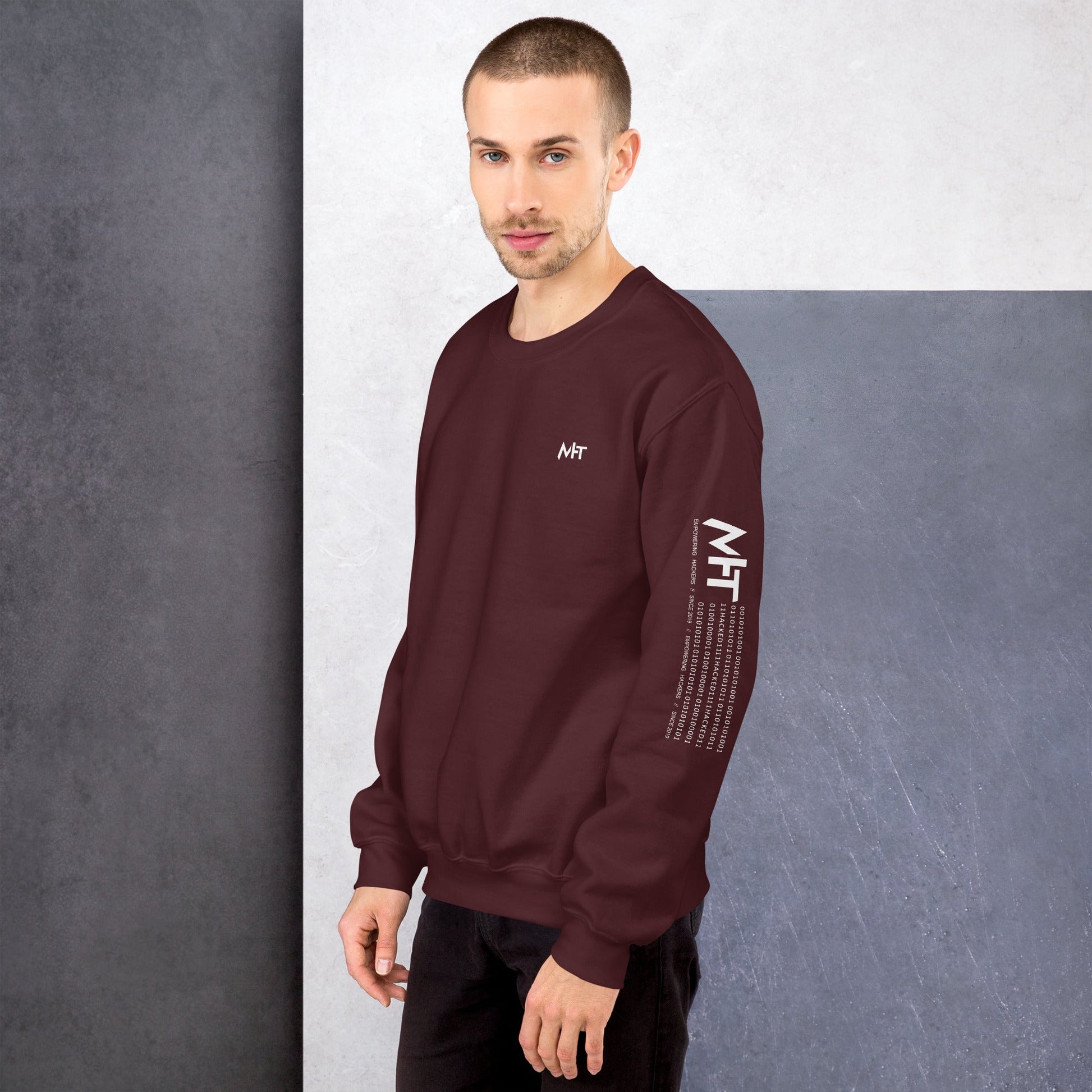 CyberWare Ronin - Unisex Sweatshirt ( Back Print ) by DarkByteGear