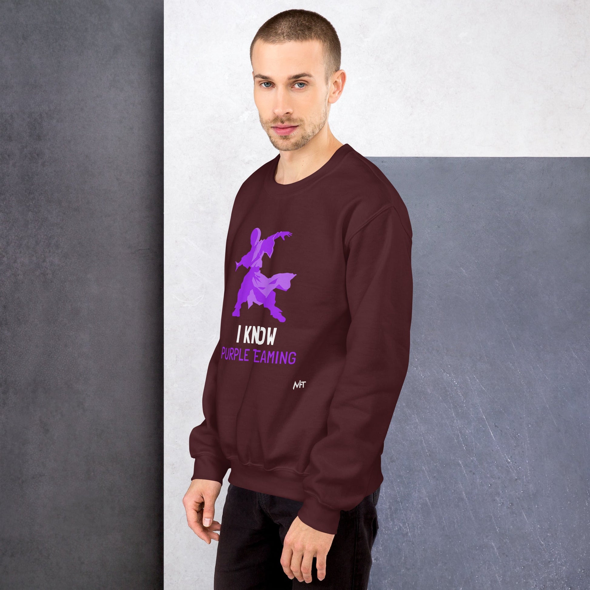 I Know Purple Teaming - Unisex Sweatshirt by DarkByteGear