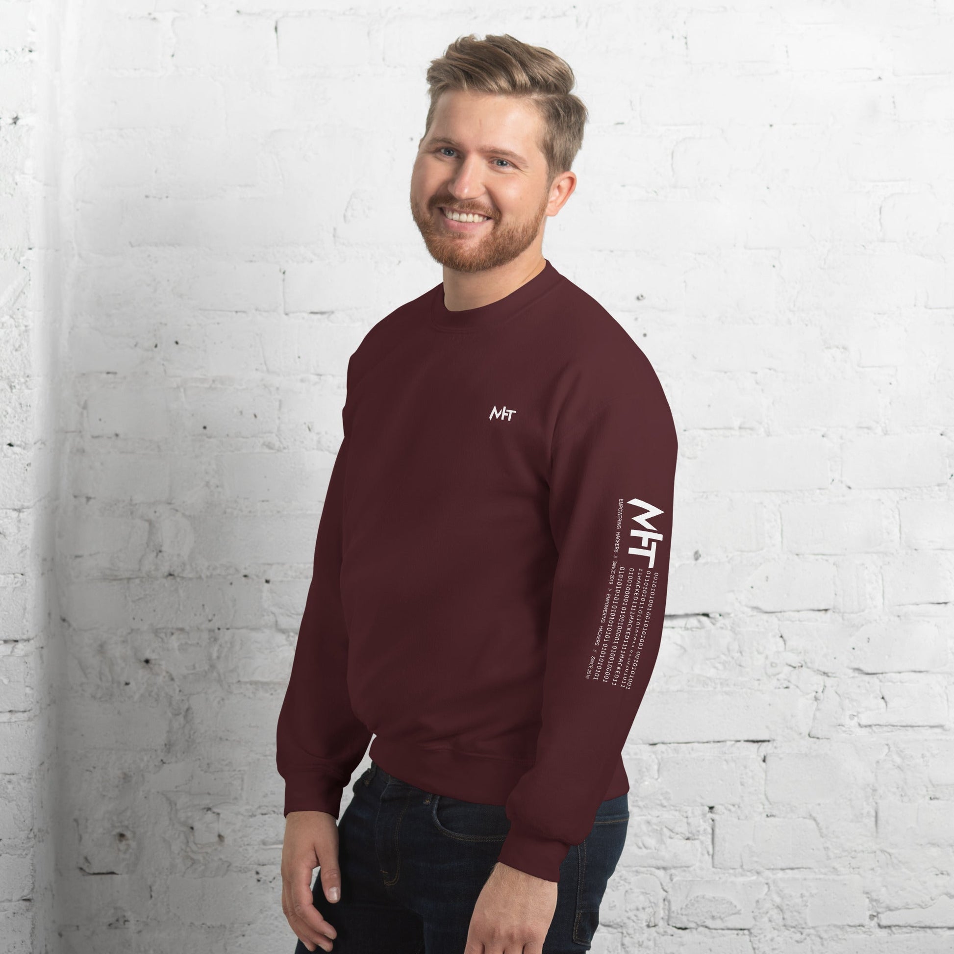 Cyber Security Blue Team V6 - Unisex Sweatshirt ( Back Print ) by DarkByteGear