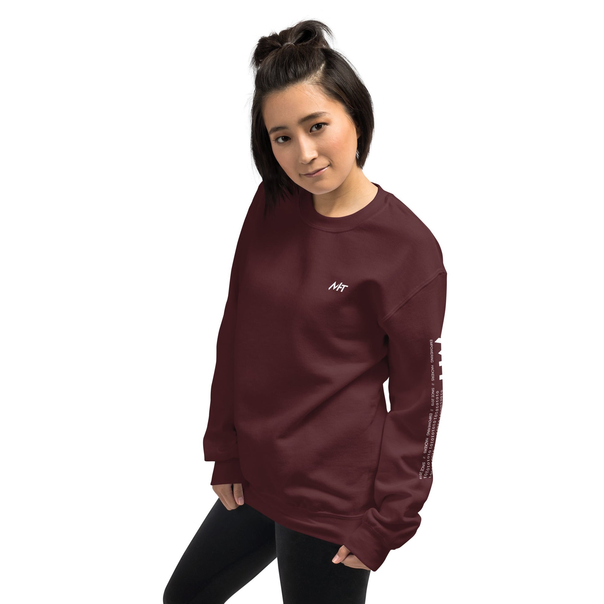 Cyber Security Blue Team V10 - Unisex Sweatshirt ( Back Print ) by DarkByteGear