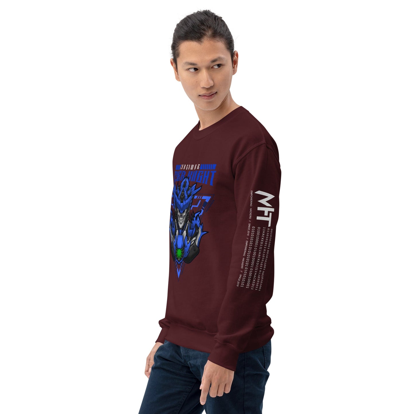 CyberWare Cyber knight - Unisex Sweatshirt by DarkByteGear