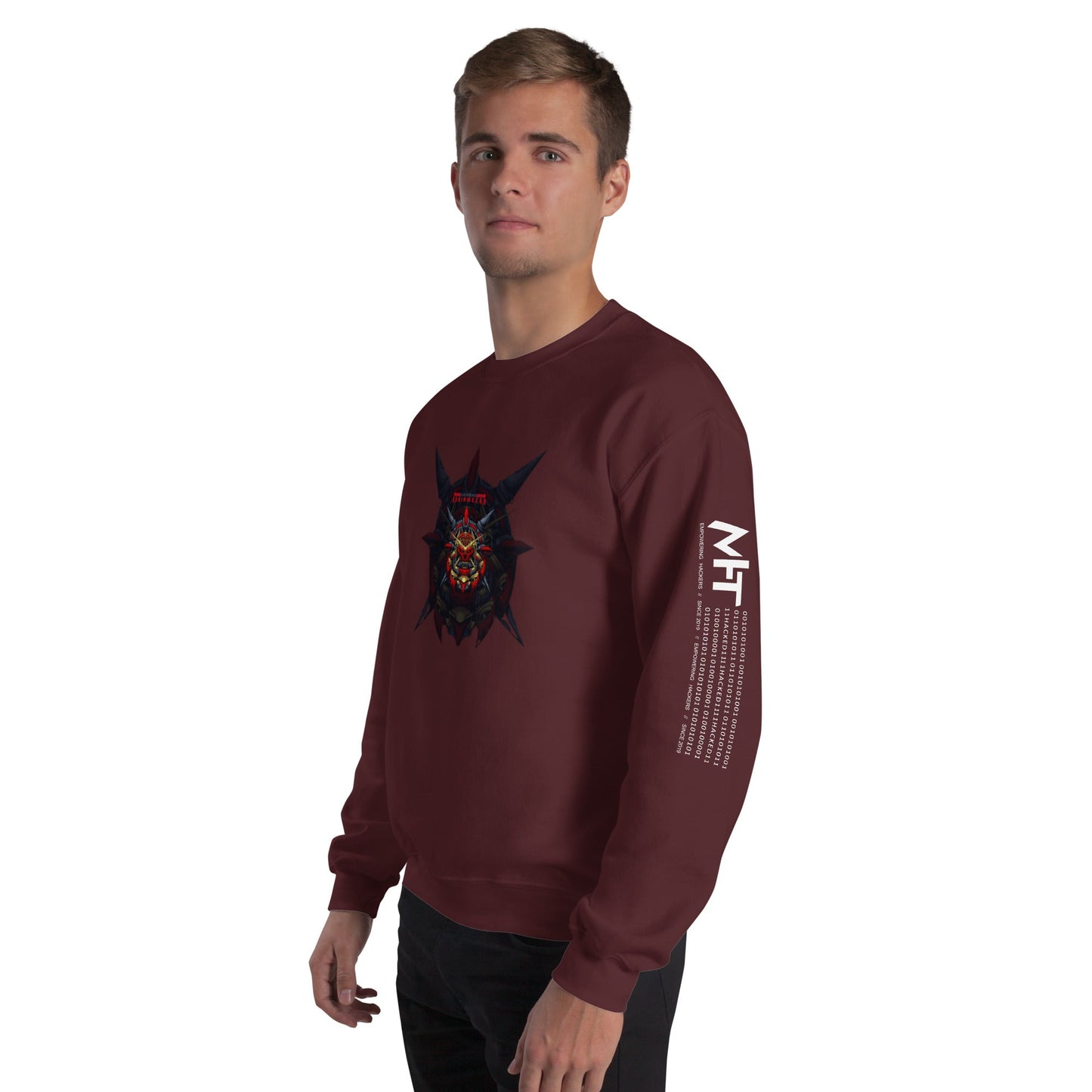 Cyberware Ronin Mecha - Unisex Sweatshirt by DarkByteGear