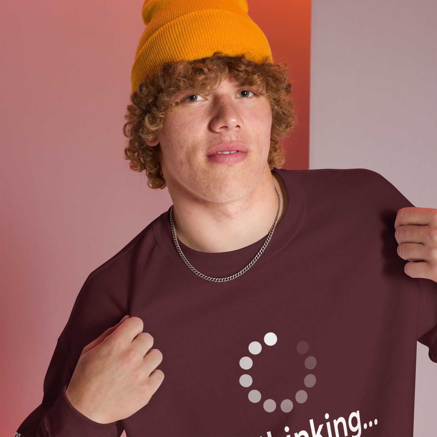I'm thinking - Unisex Sweatshirt by DarkByteGear