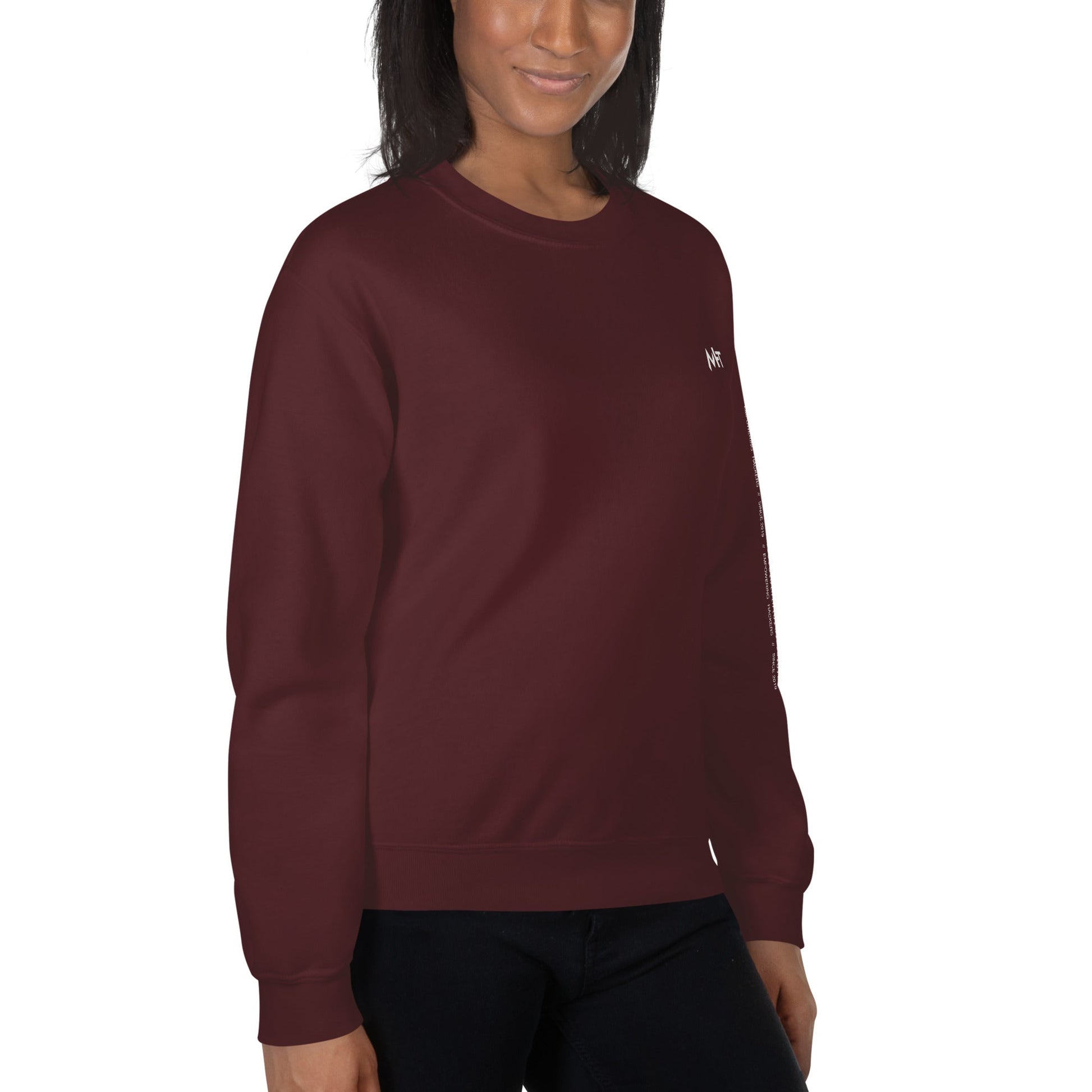 Spoofing - Unisex Sweatshirt (back print) by DarkByteGear