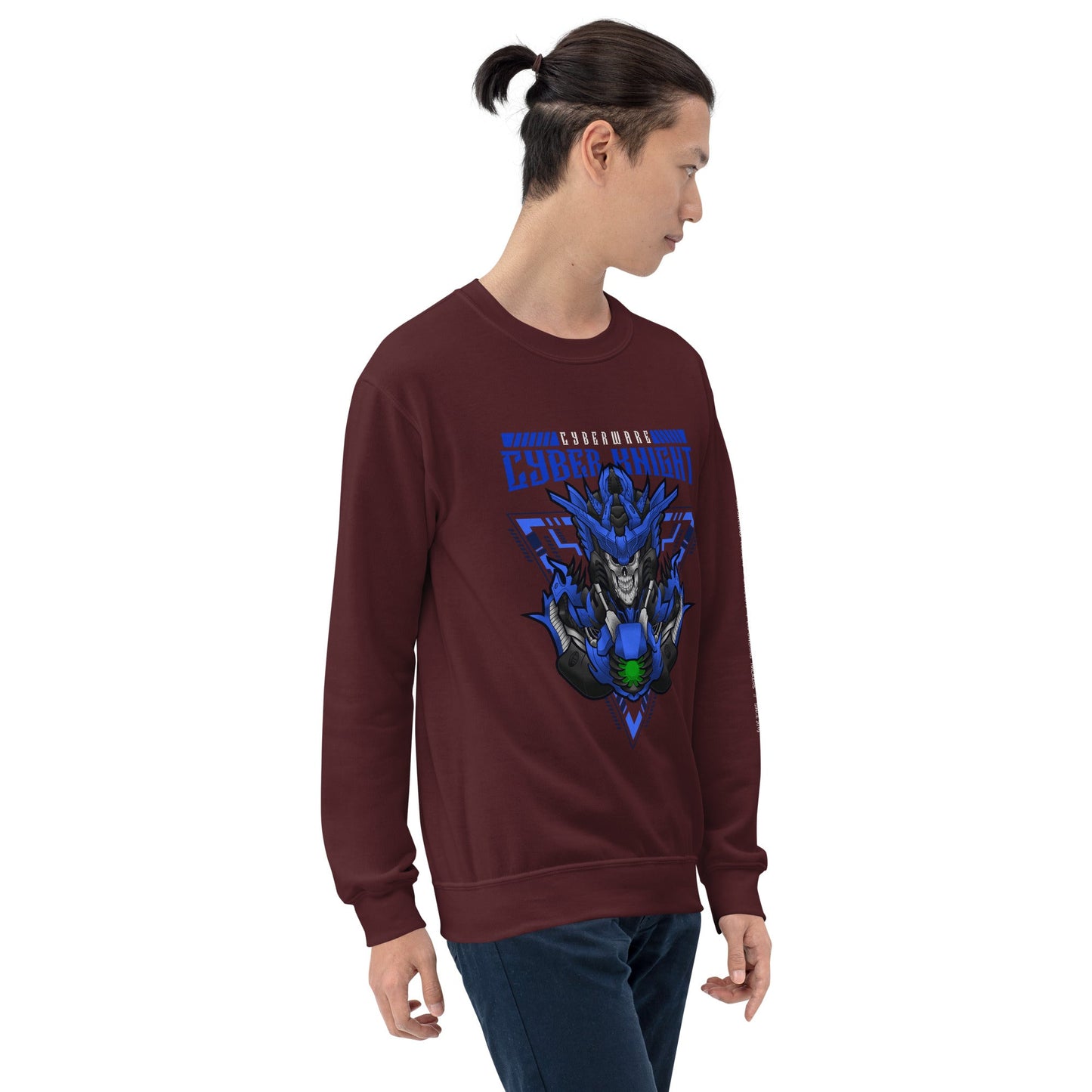 CyberWare Cyber knight - Unisex Sweatshirt by DarkByteGear