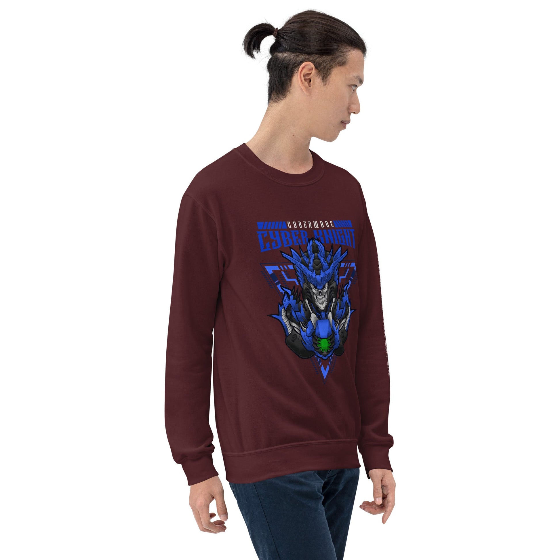 CyberWare Cyber knight - Unisex Sweatshirt by DarkByteGear