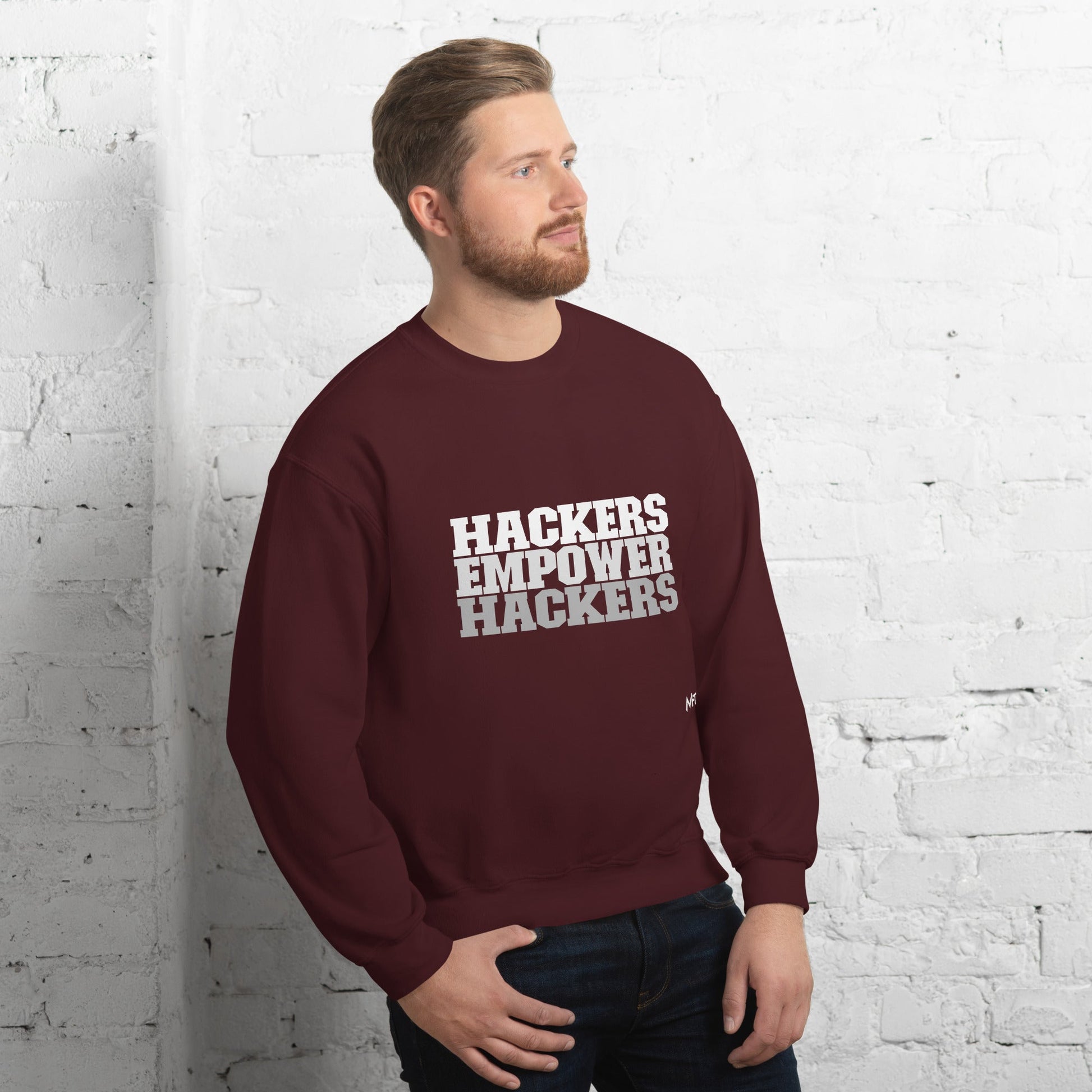 Hackers Empower Hackers V2 - Unisex Sweatshirt by DarkByteGear