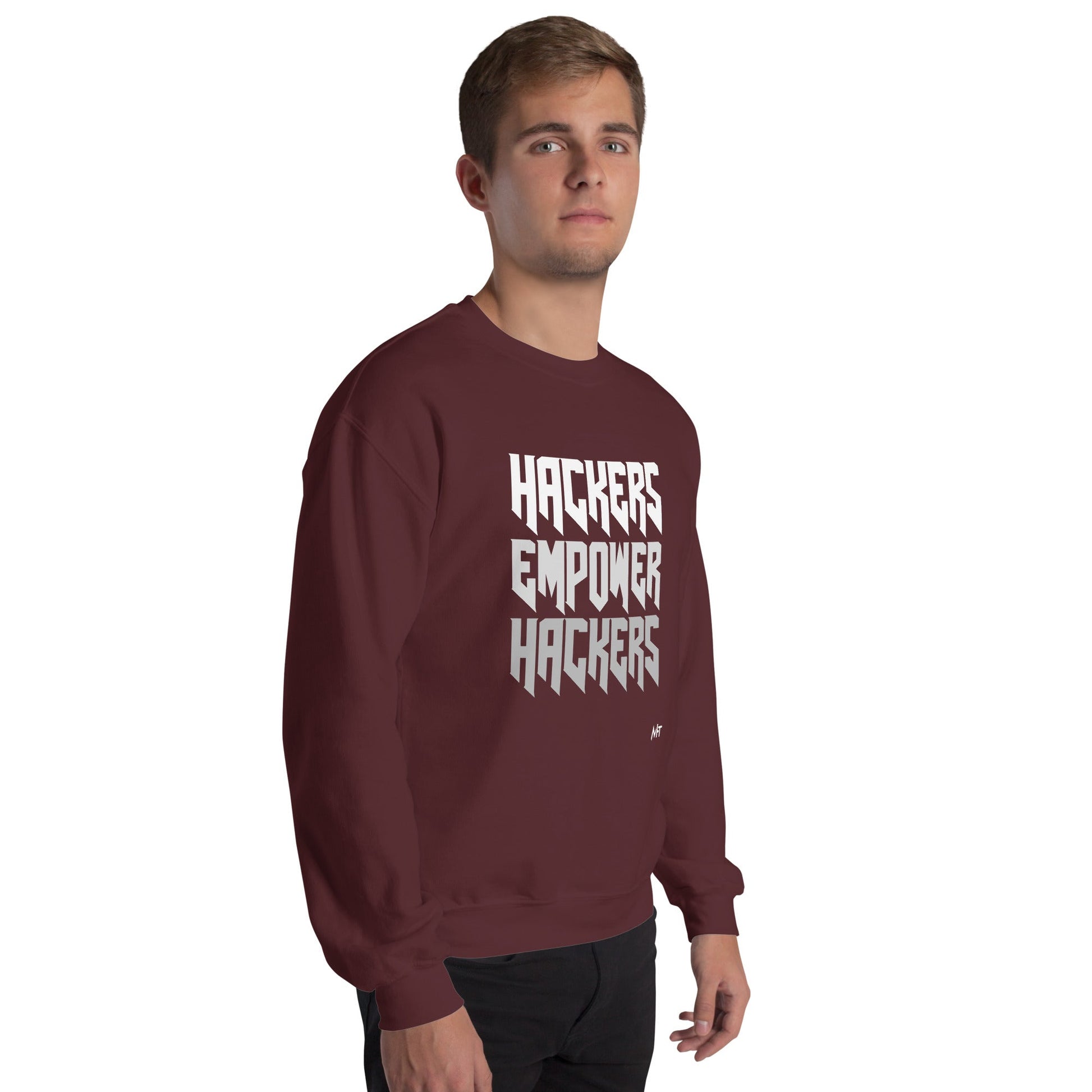 Hackers Empower Hackers V4 - Unisex Sweatshirt by DarkByteGear