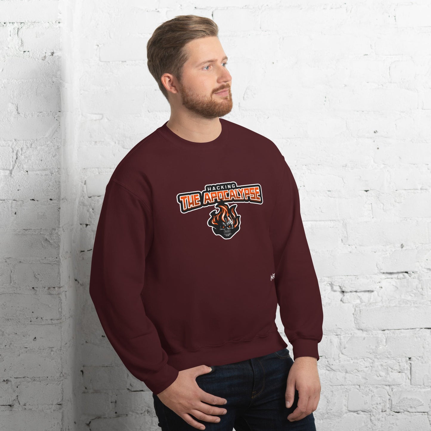 Hacking the Apocalypse V1 - Unisex Sweatshirt by DarkByteGear