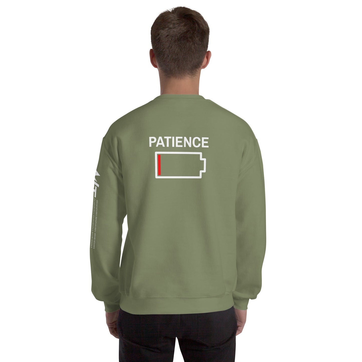 Patience - Unisex Sweatshirt ( Back Print ) by DarkByteGear