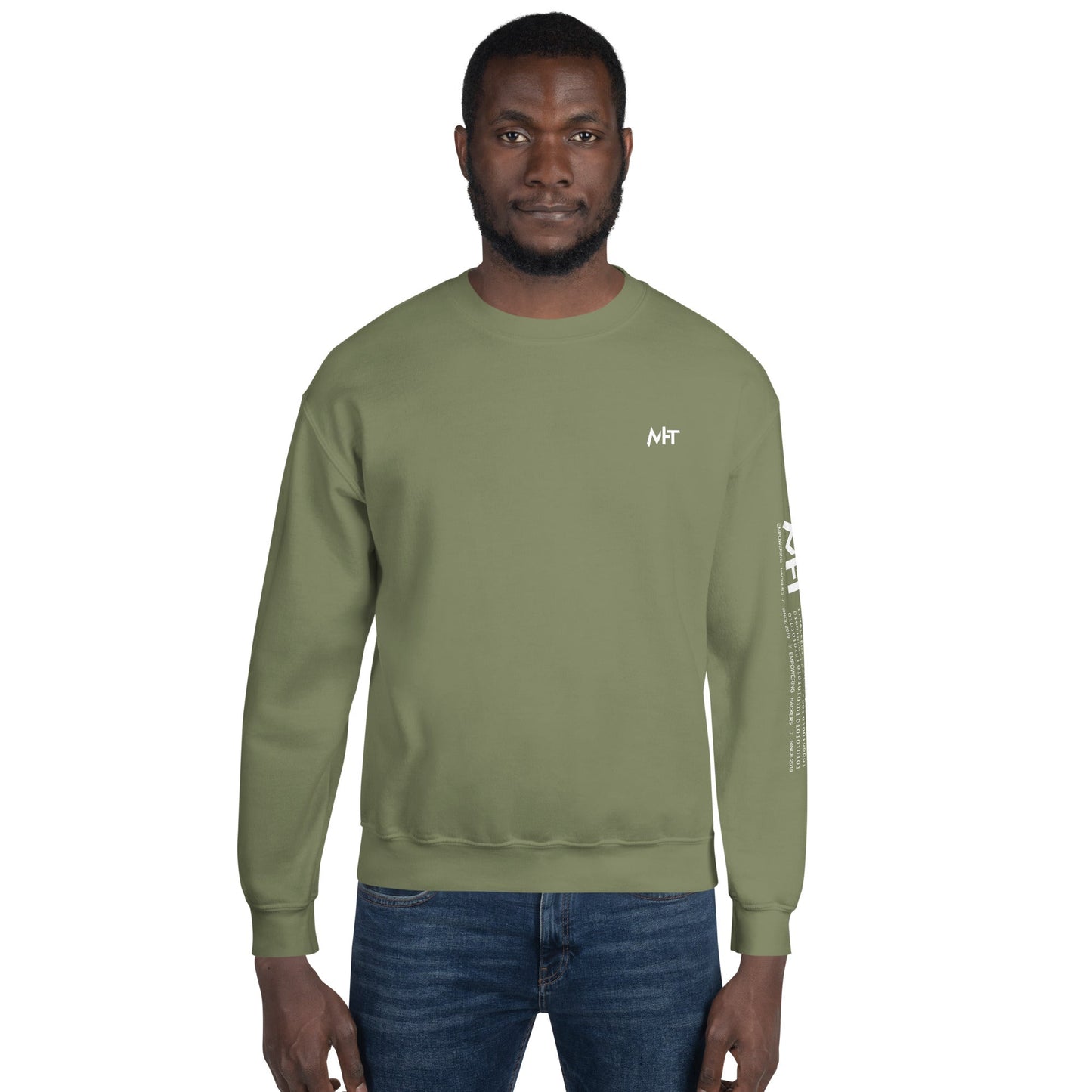 Exercise? Oh, I thought you said extra fries - Unisex Sweatshirt ( Back Print ) by DarkByteGear