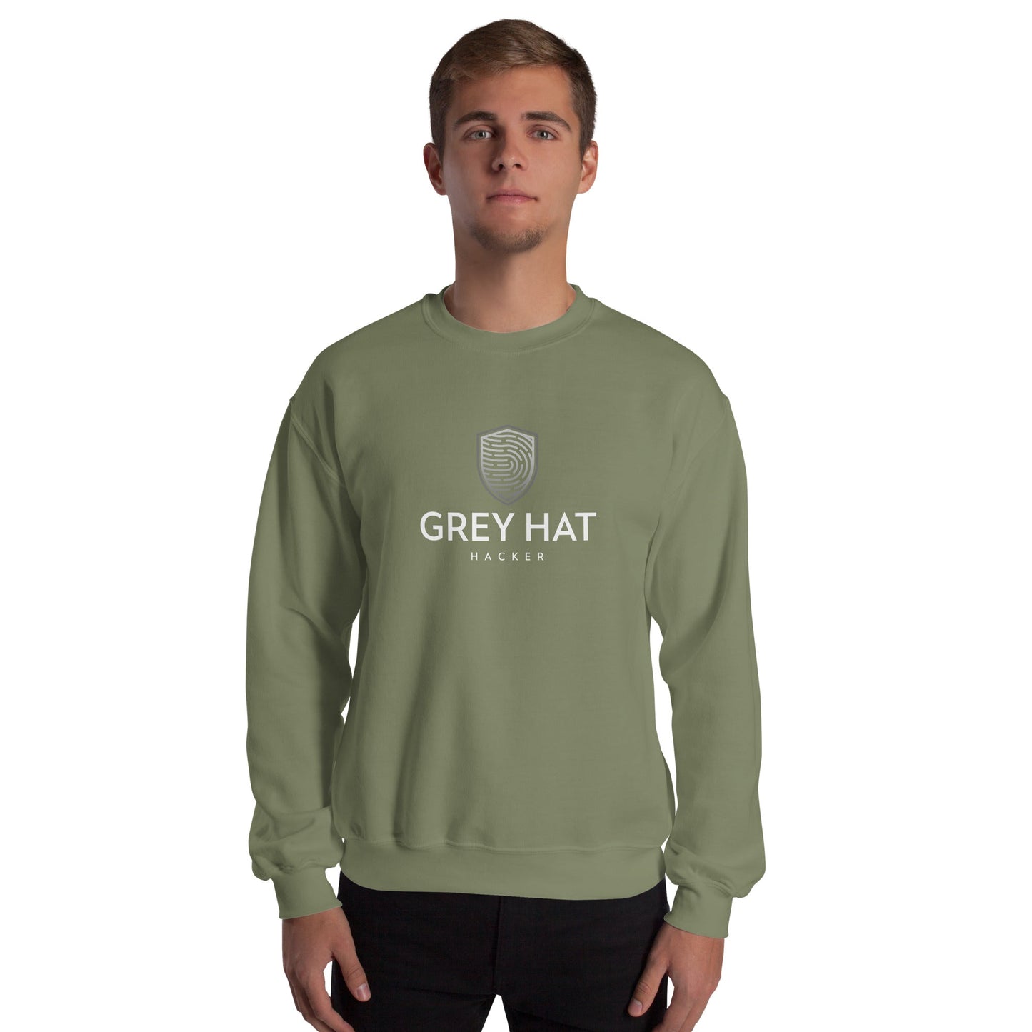 Grey Hat Hacker - Unisex Sweatshirt by DarkByteGear