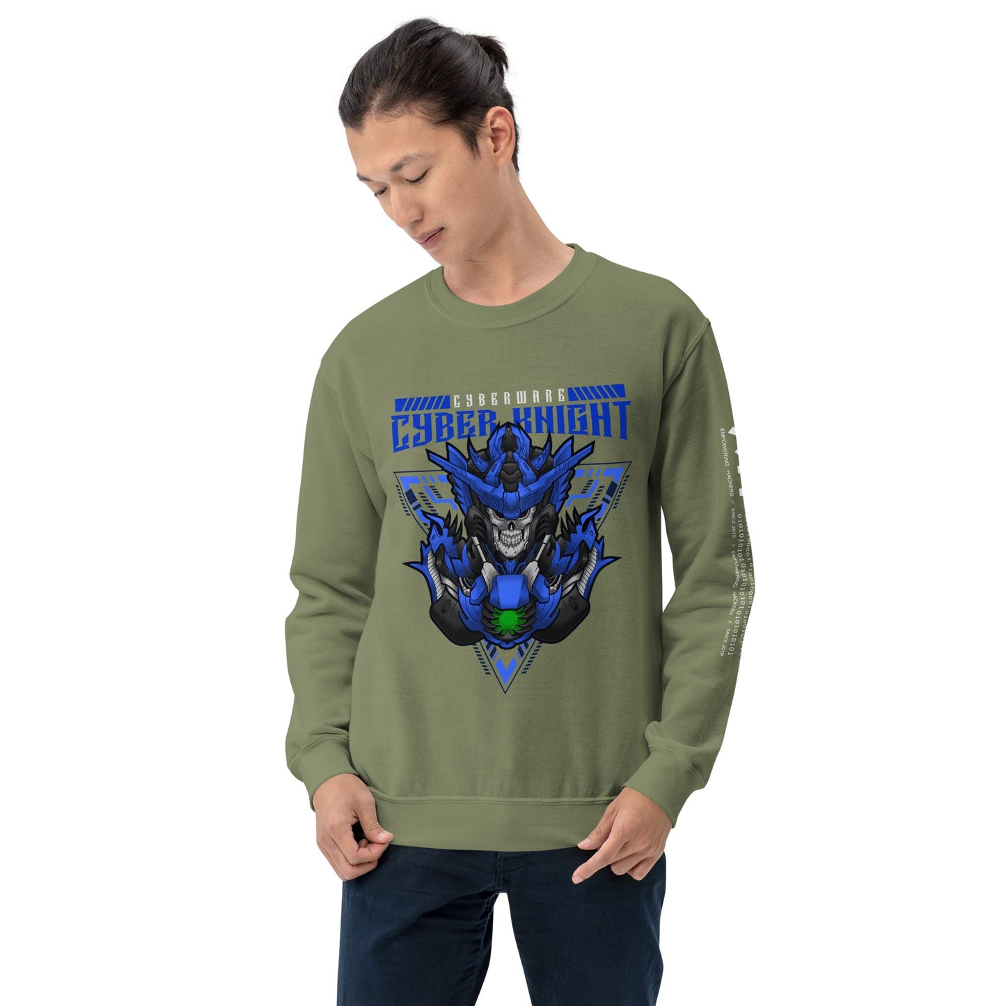 CyberWare Cyber knight - Unisex Sweatshirt by DarkByteGear