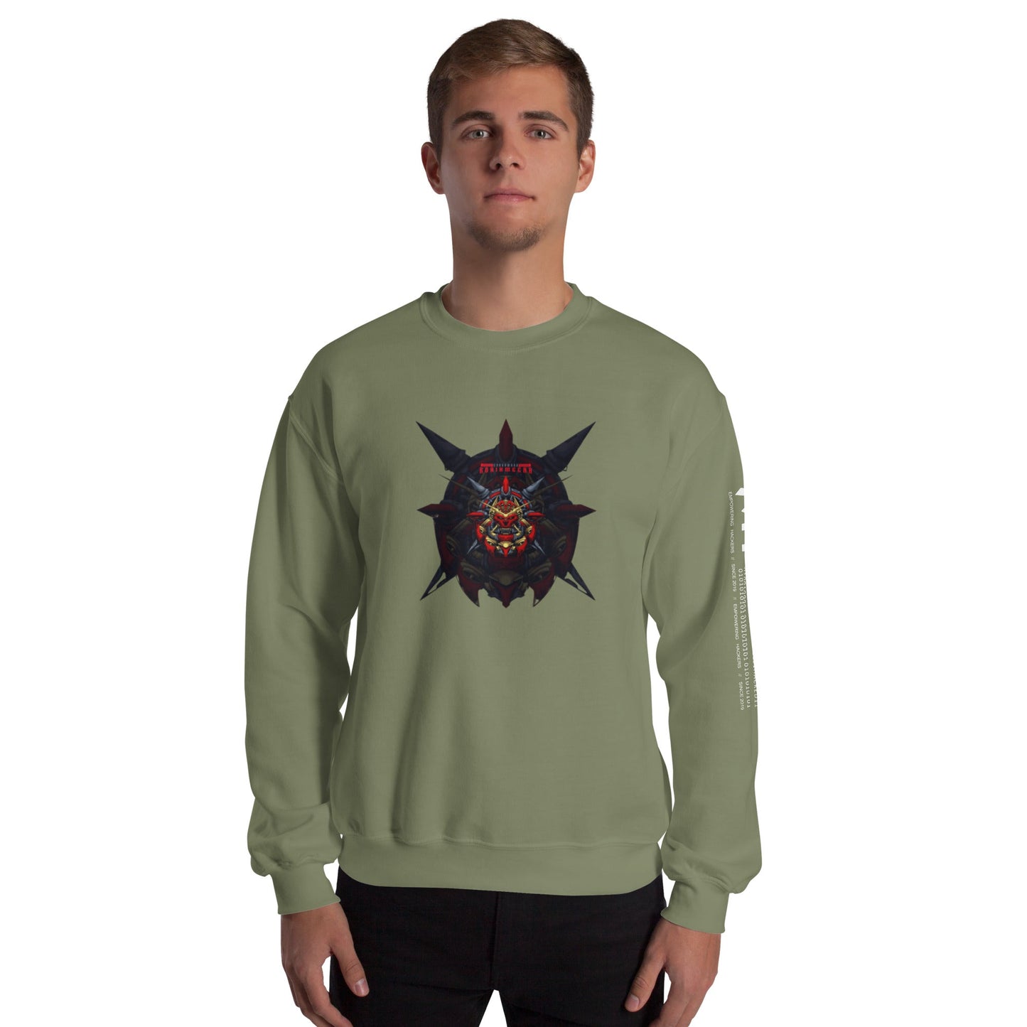 Cyberware Ronin Mecha - Unisex Sweatshirt by DarkByteGear