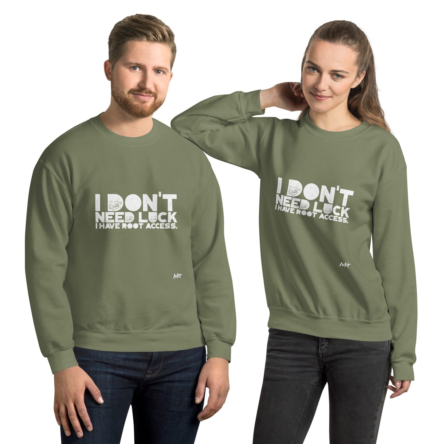 I Don't Need Luck: I Have Root Access - Unisex Sweatshirt by DarkByteGear